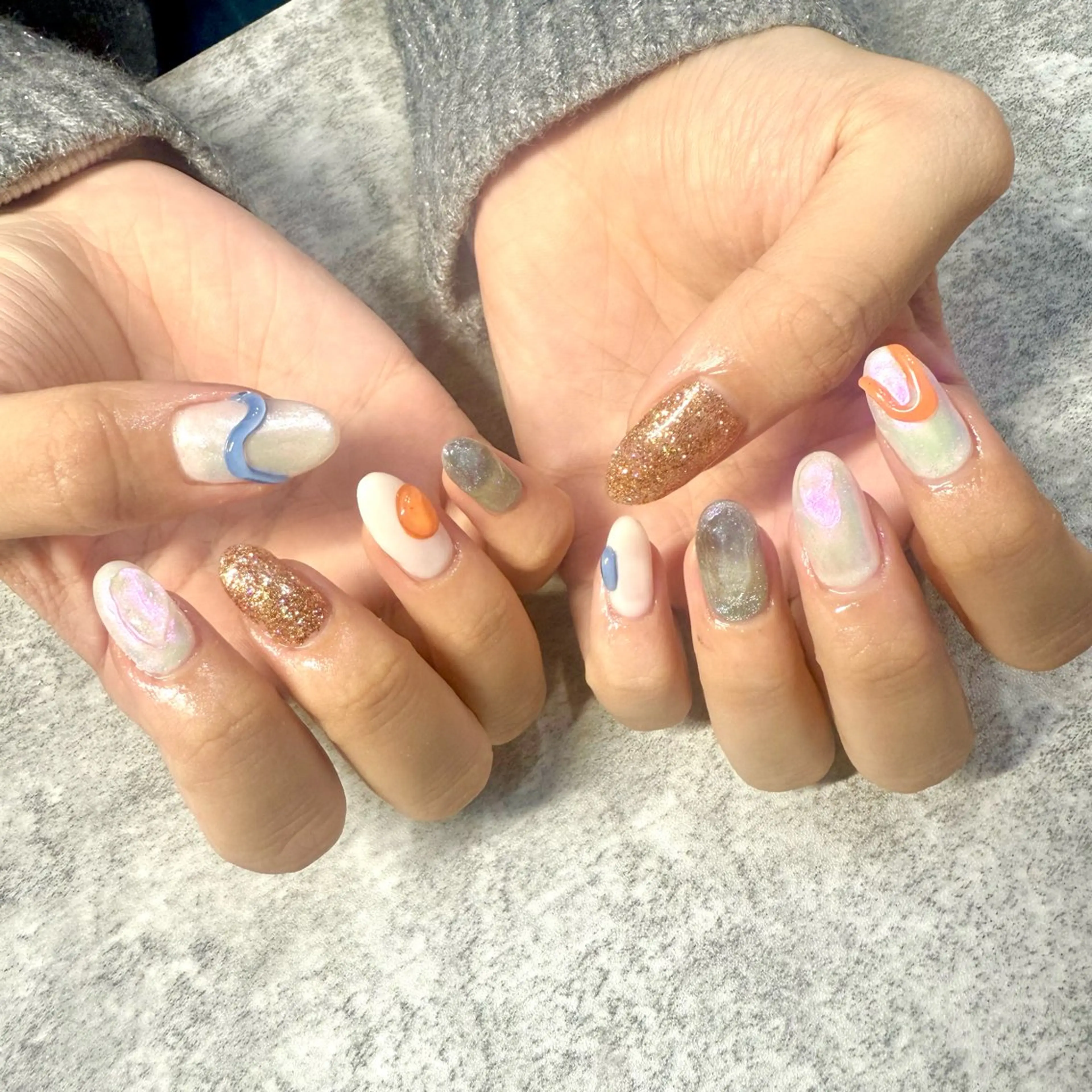 ネイル ぷっくりネイル ハンドネイル ★Rinail... .のネイルデザイン