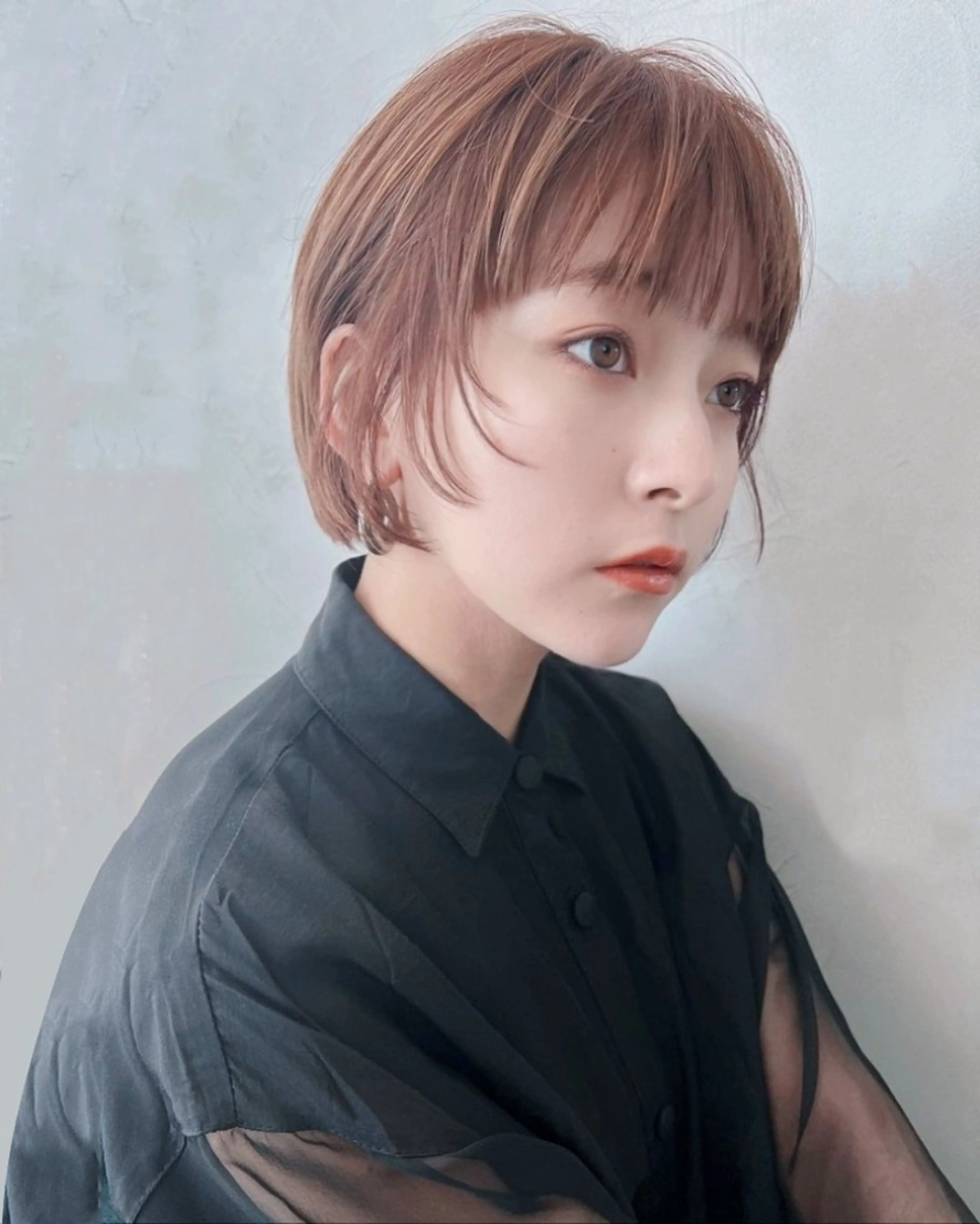 ショート 丸みショート ショートヘア カット ヘアカラー 宇都宮美容師🐕 永山昂のヘアスタイル