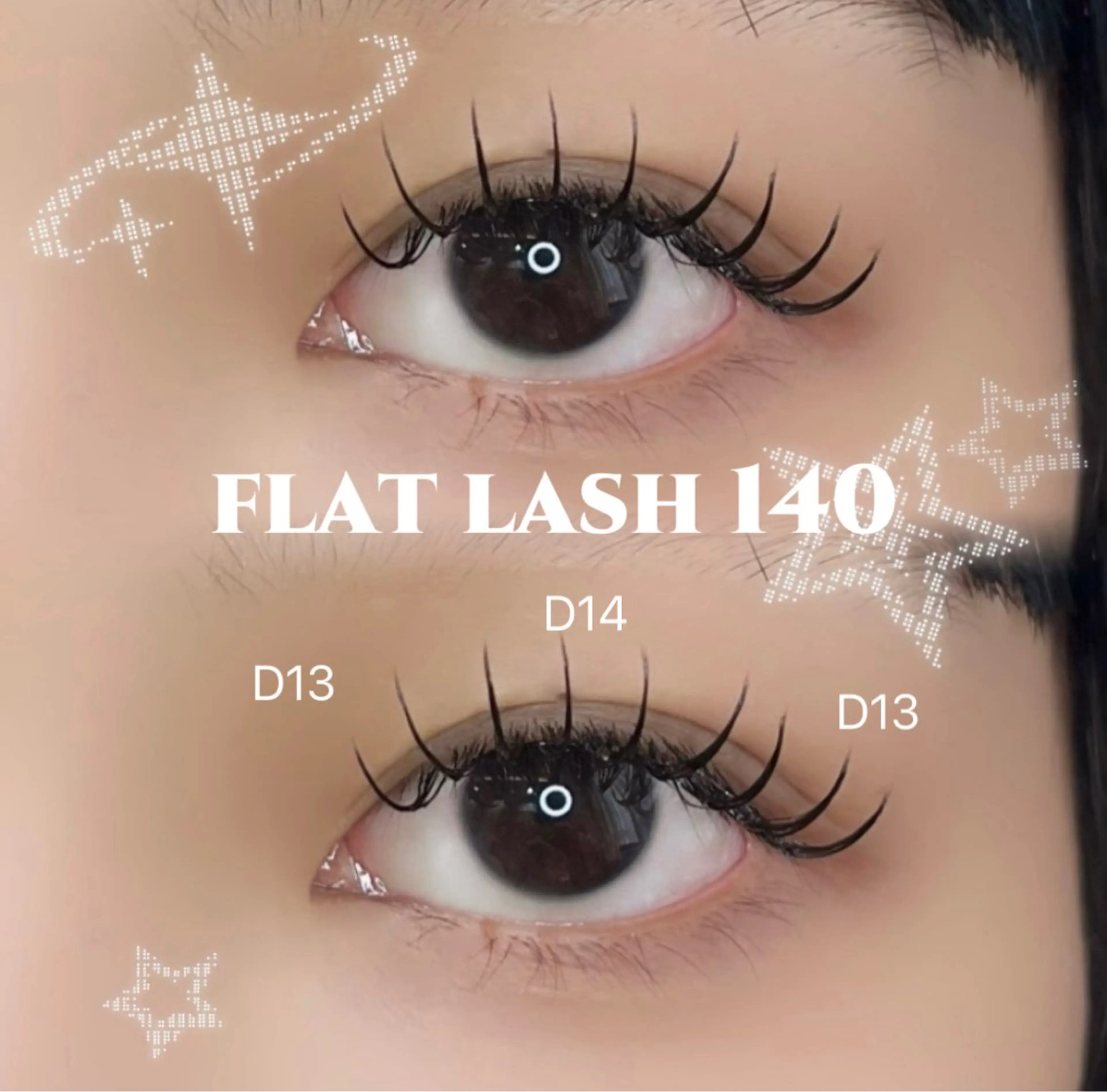 高持続⭐️フラットラッシュ140本(再来+330円)の写真