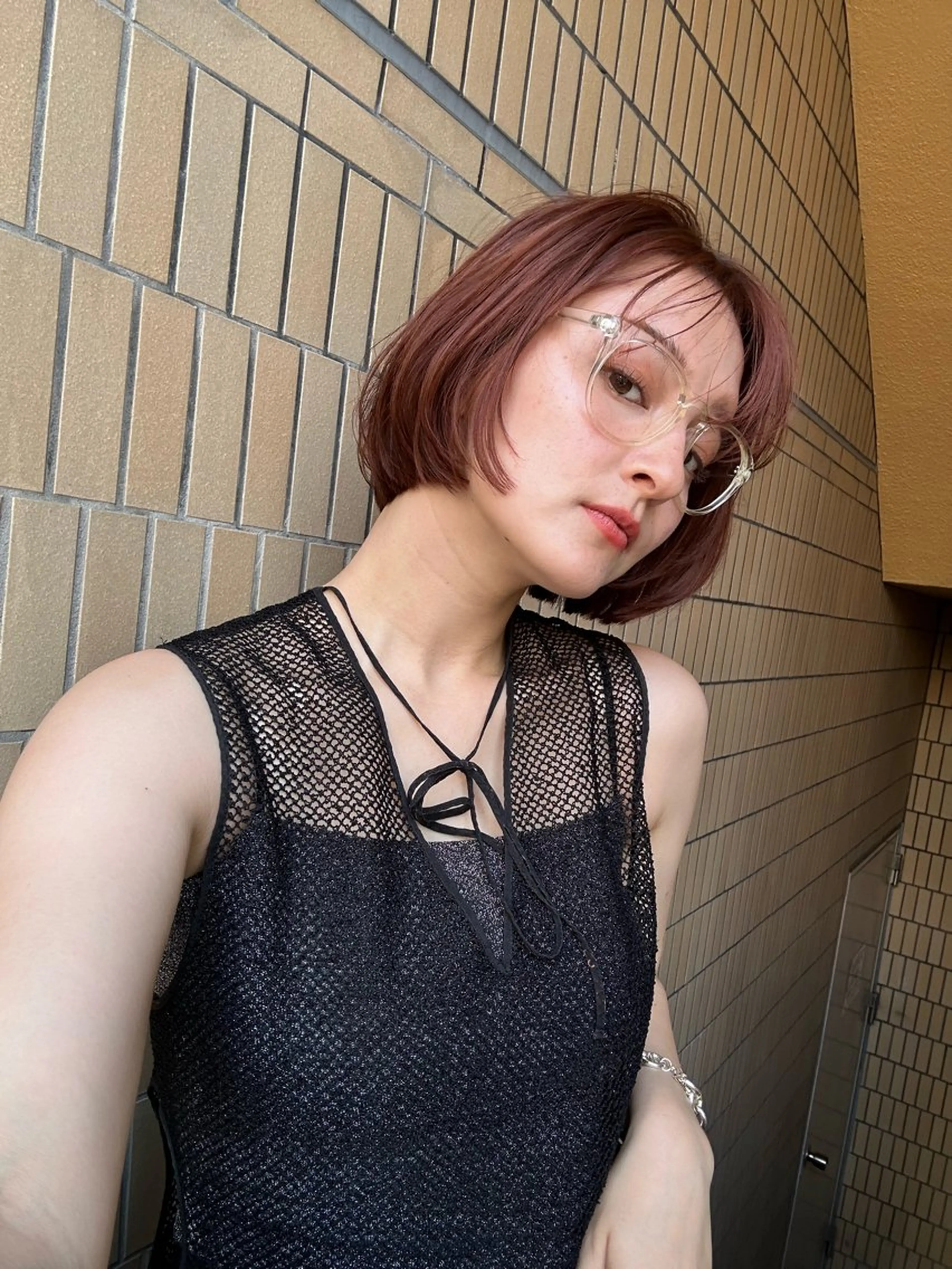 ショート カラー ショート/ボブ専門 宮脇美奈/南船場のヘアスタイル