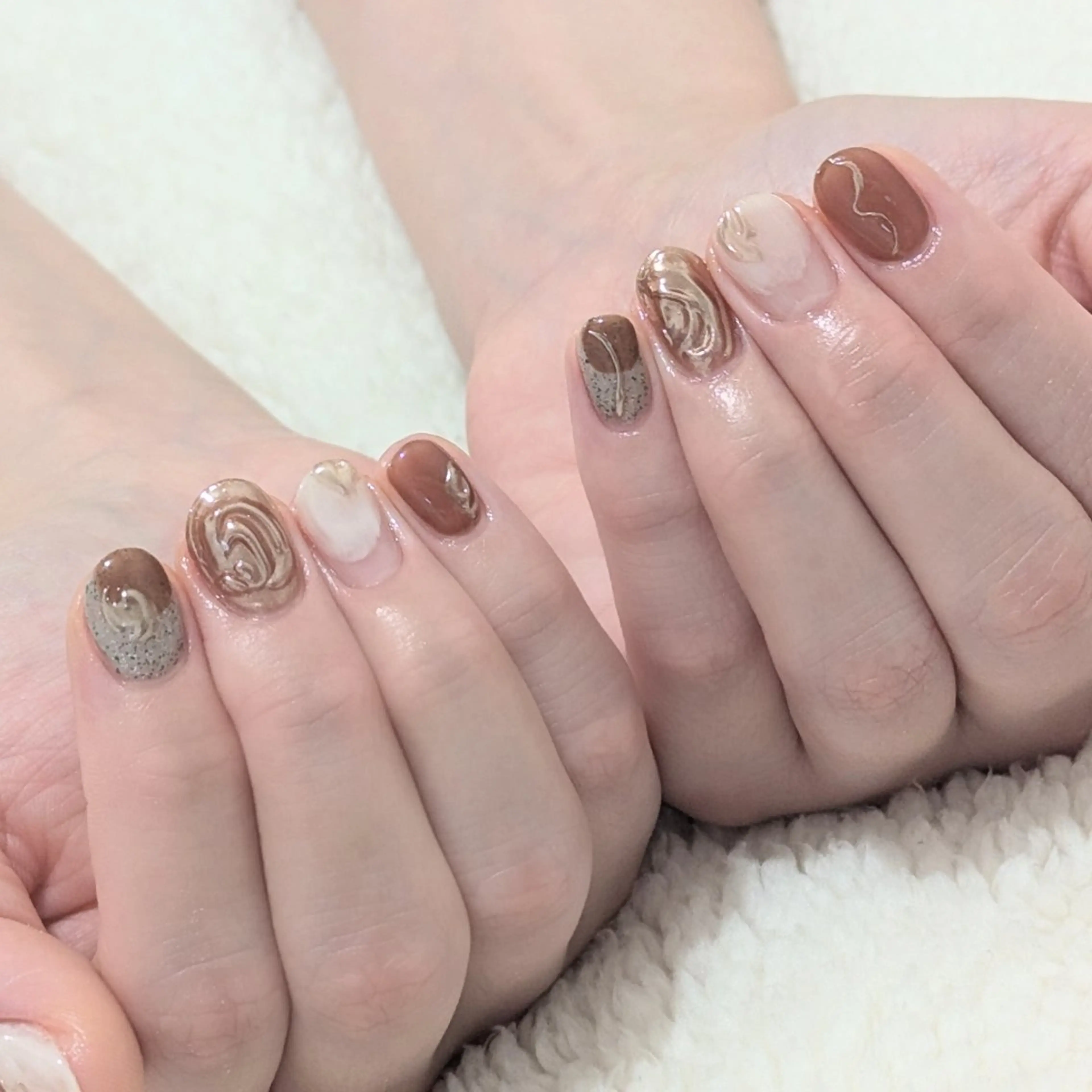 ネイル ニュアンスネイル Beauty Salon VIBLISS 福岡店所属・VIBLISS福岡店 yurichanのネイルデザイン