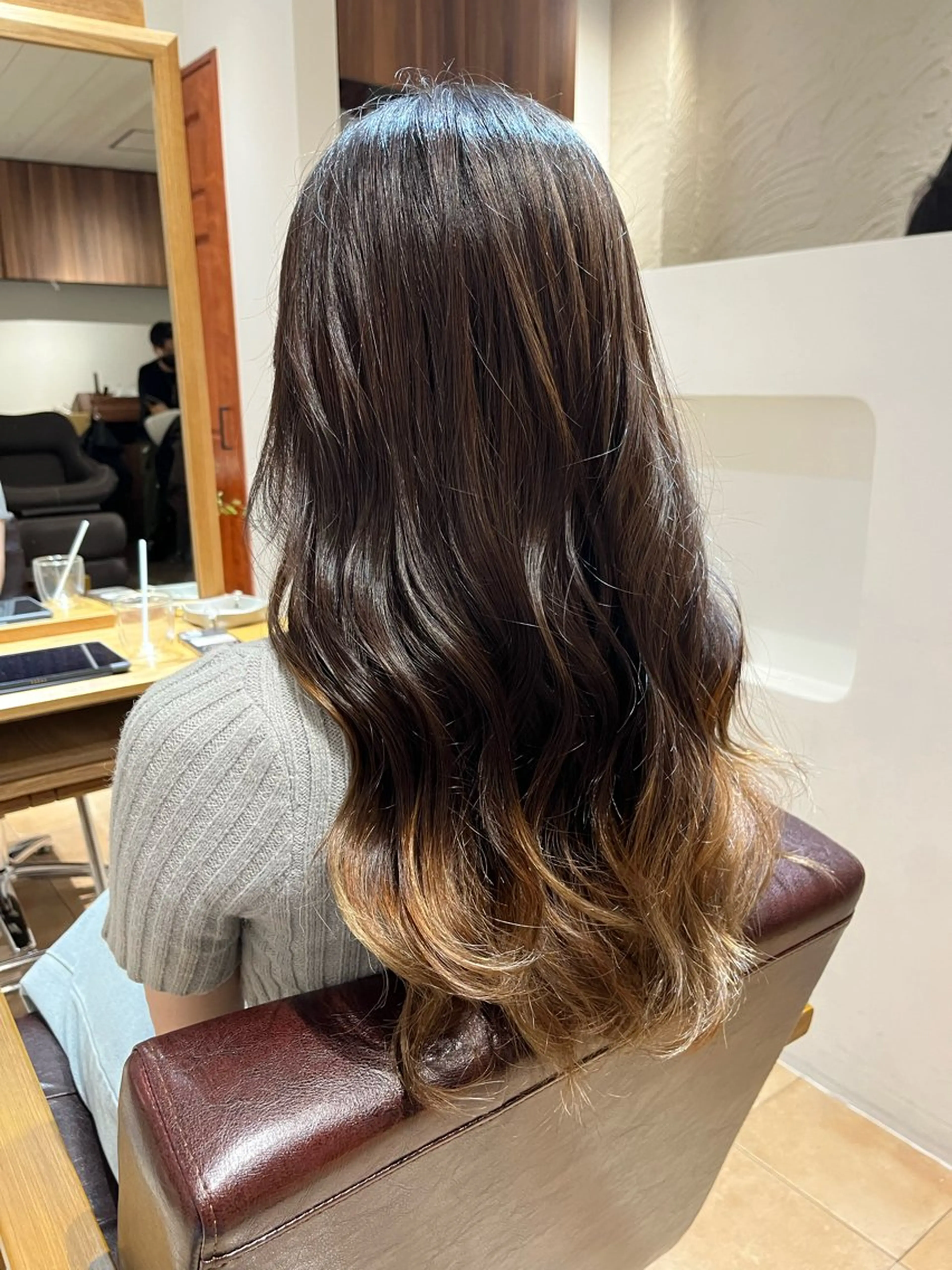 セミロング カラー ヘアカラー トリートメント 🧡透明感/艶髪🧡 正木 亨🍊のヘアスタイル