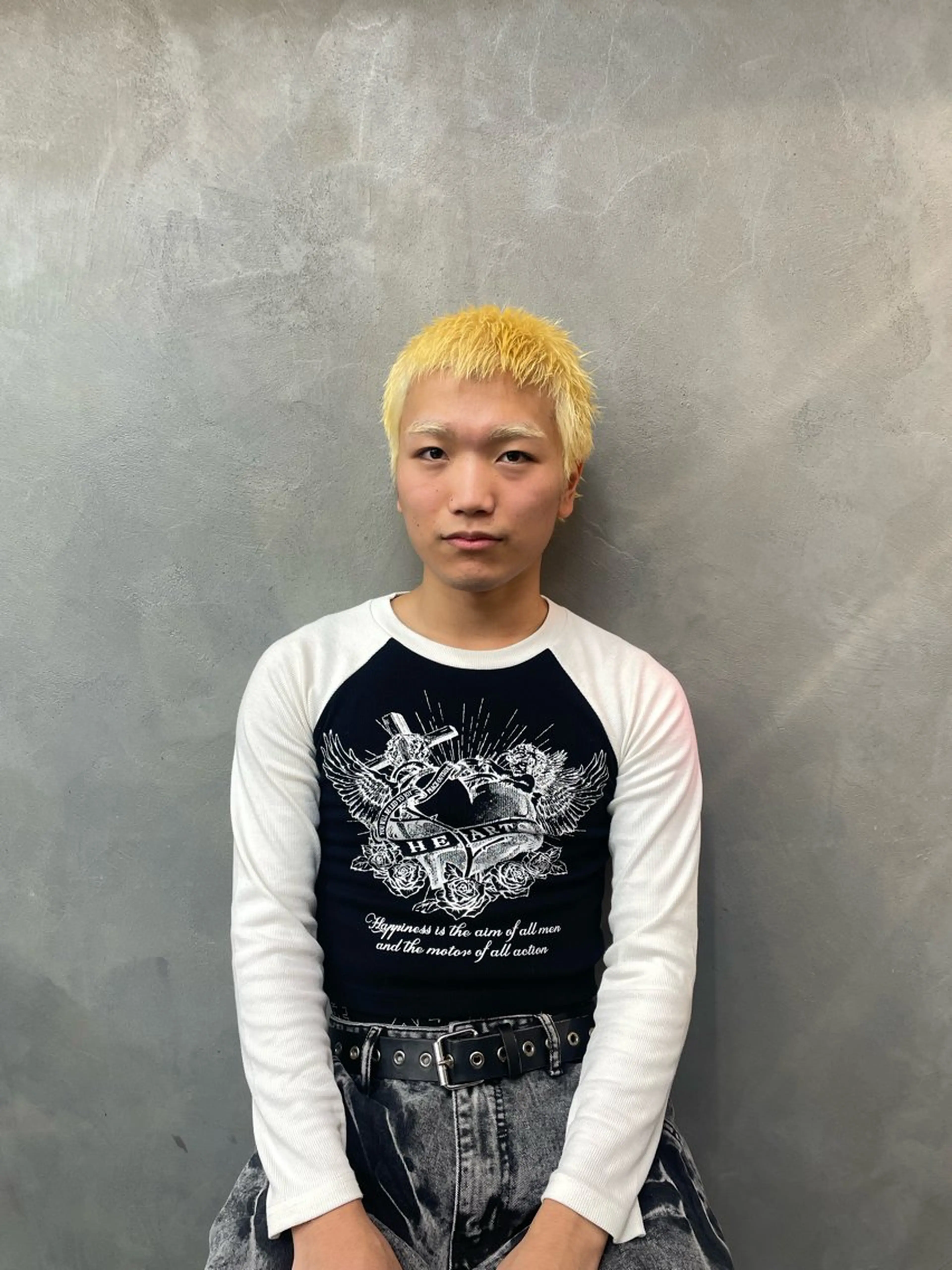 カラー メンズ ダブルカラー ヘアカラー TNB TOKYO所属・Insta 指名 No.1KURUMIのヘアスタイル