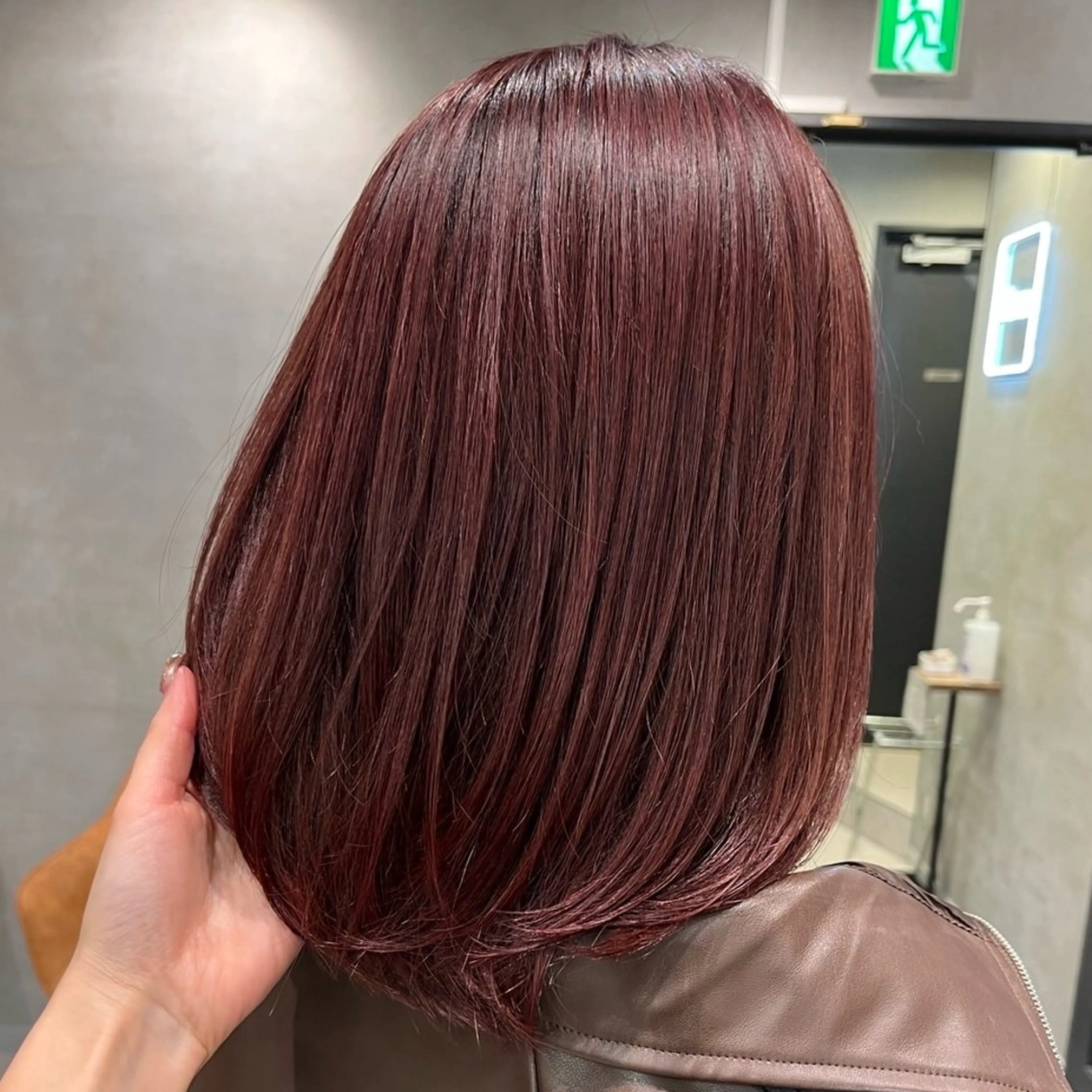 ミディアム カラー カット ヘアカラー トリートメント ヘッドスパ ヘアセット 暖色カラー ❤️‍🔥REIRIのヘアスタイル