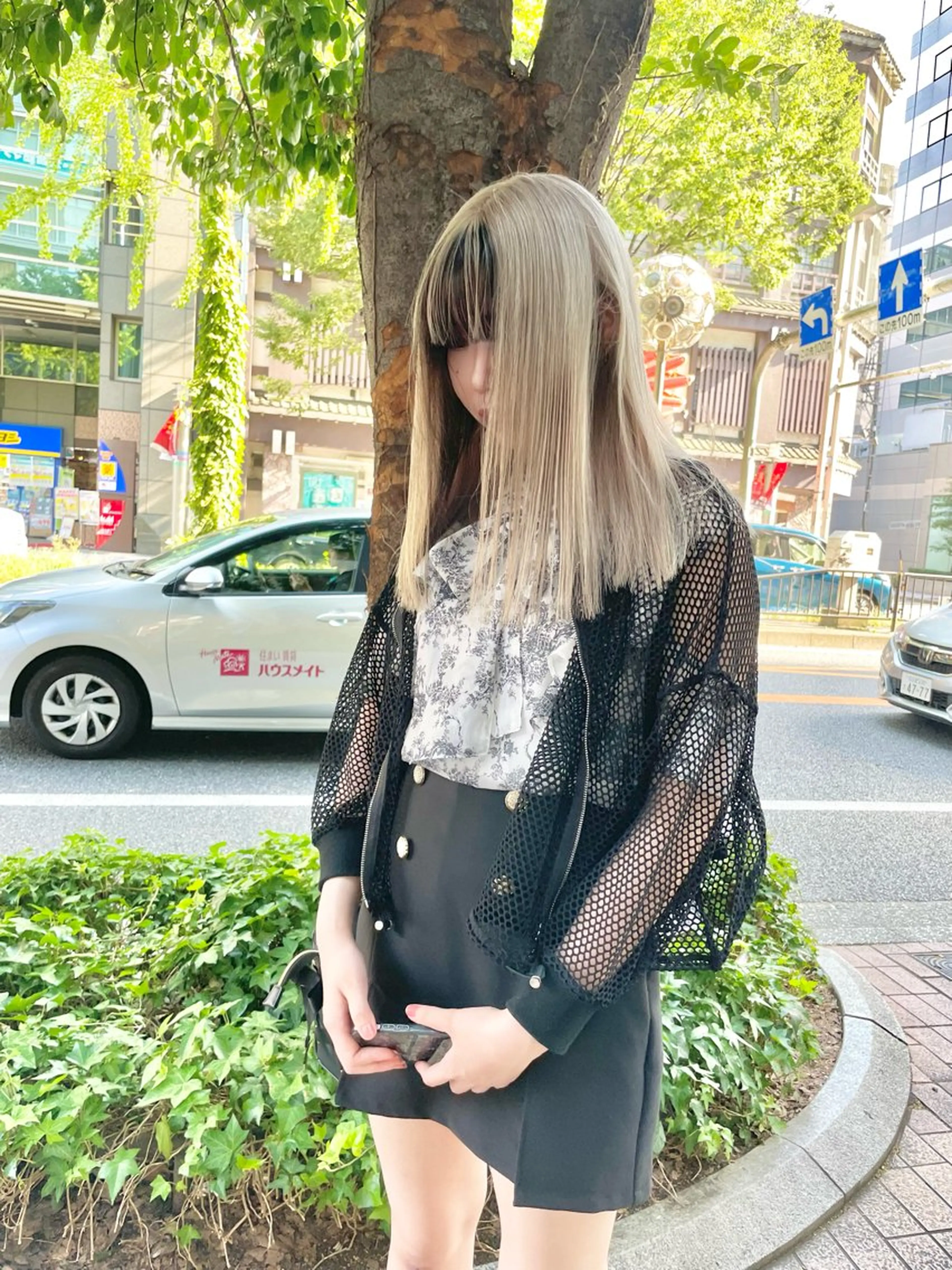 セミロング カラー ミユル/ 盛れるエクステ🎀✨のヘアスタイル