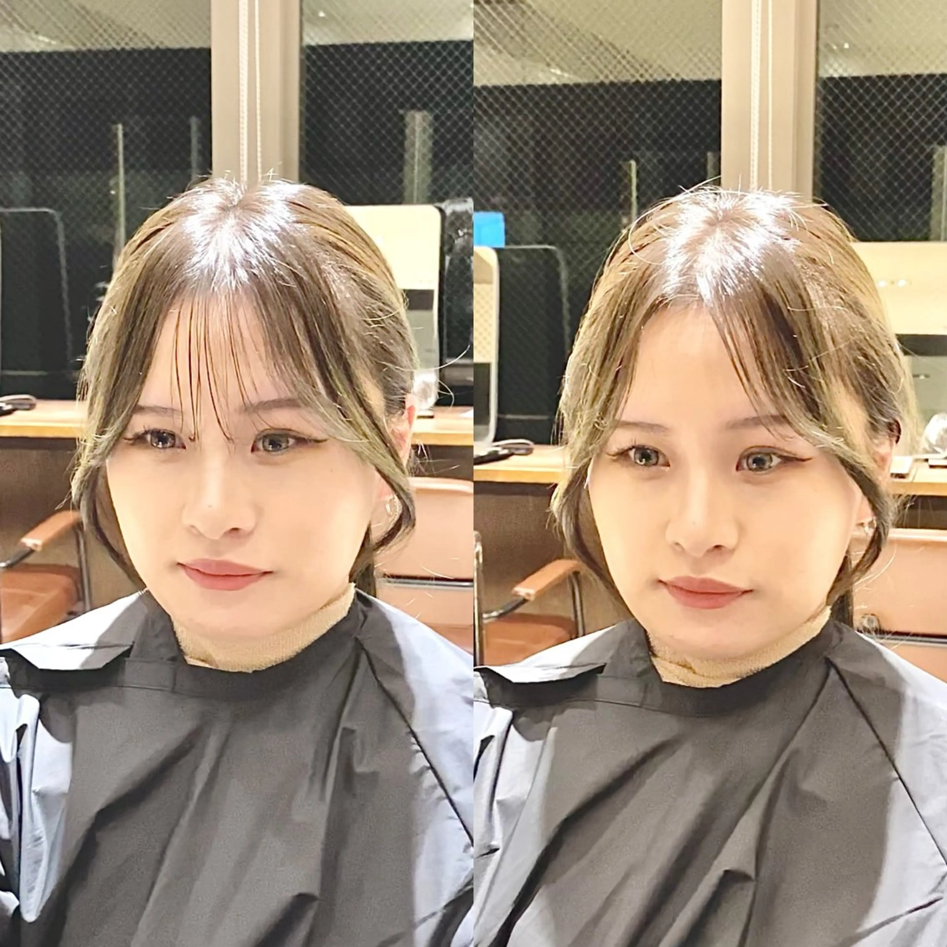ミディアム カラー ヘアアレンジ 最小顔周り レイヤー特化/こうきのヘアスタイル