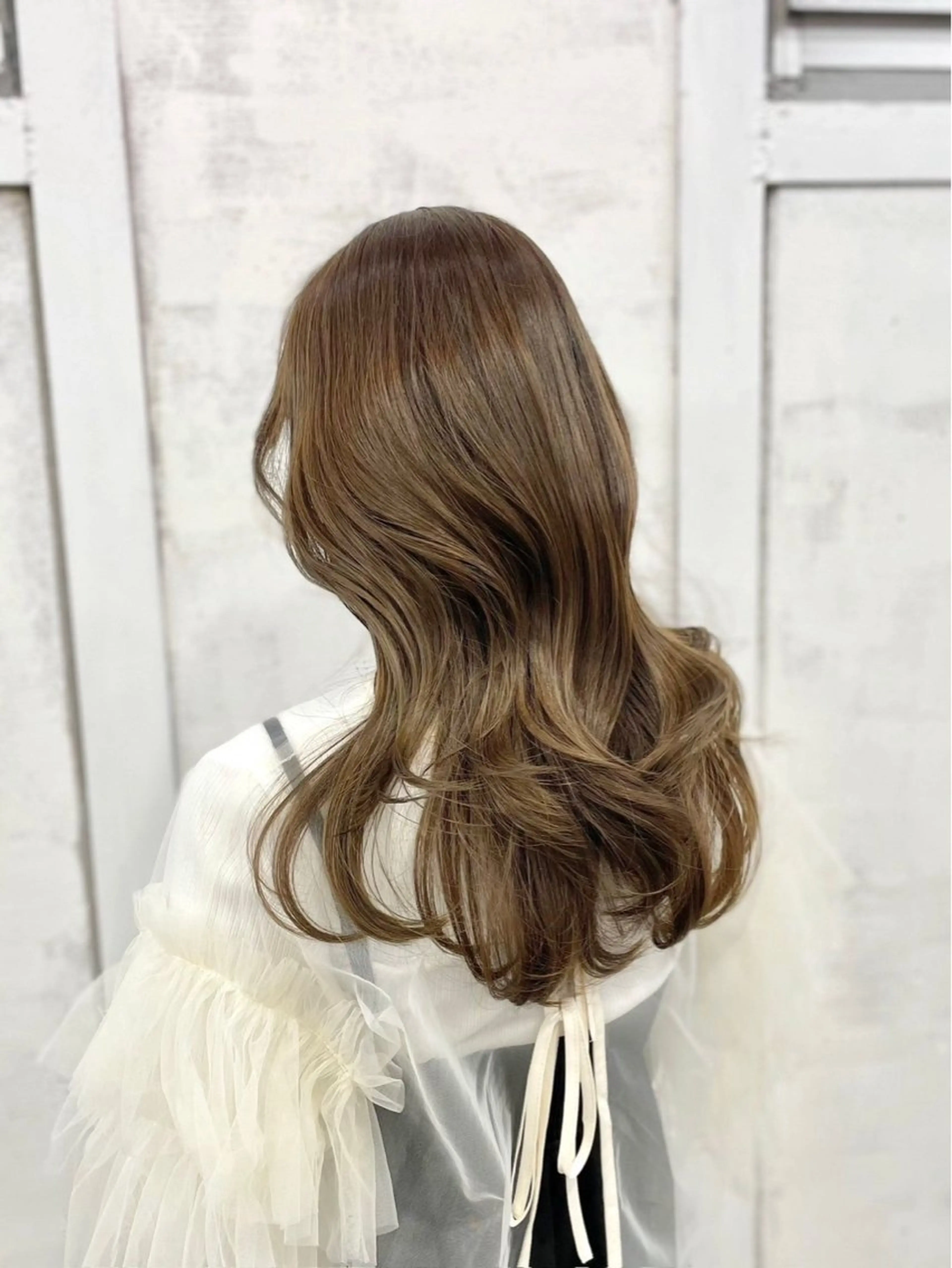 ロング カラー カット ヘアカラー トリートメント LITTY所属・山永 圭介のヘアスタイル