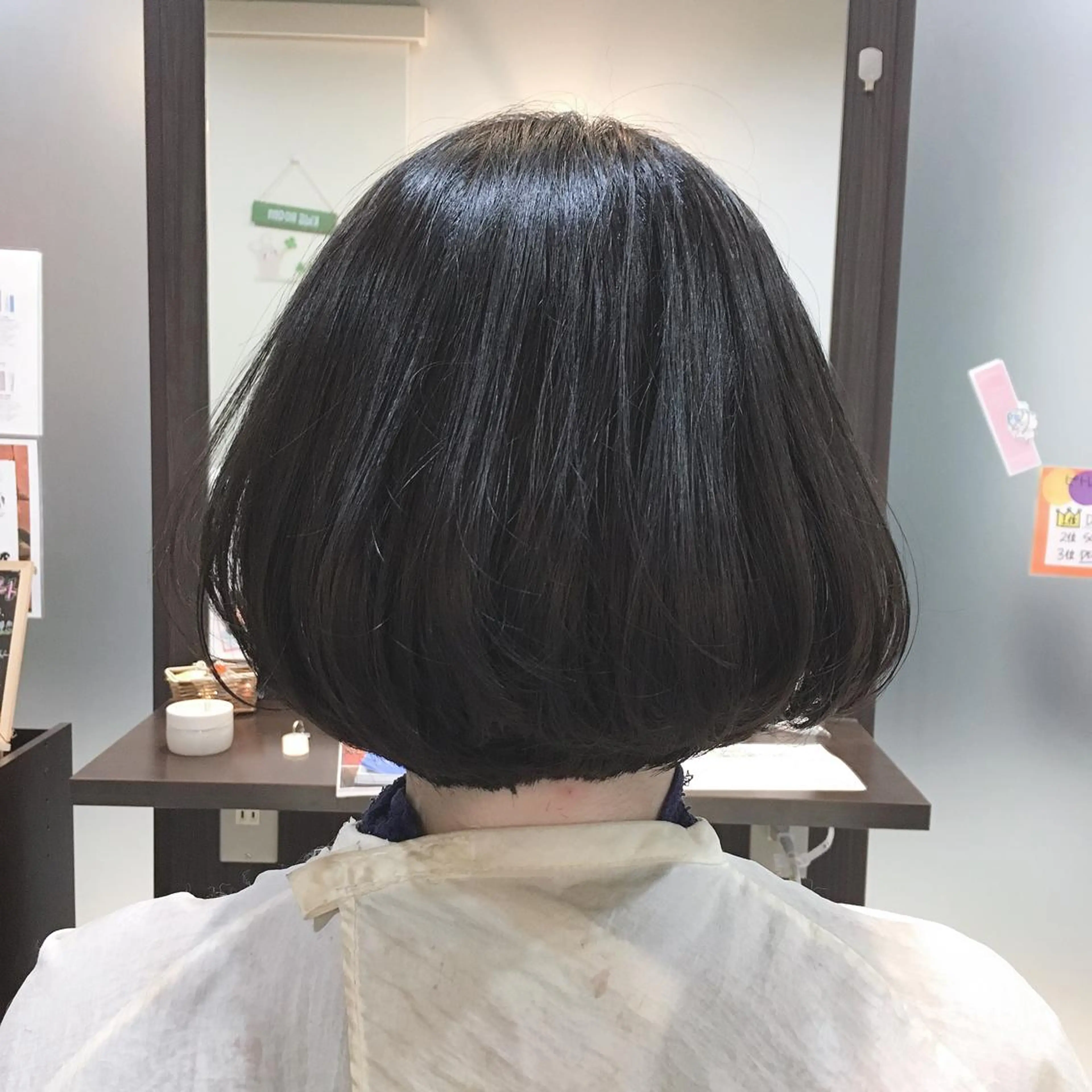 ショート ショートボブ ボブ ショートヘア 大石 祐那のヘアスタイル
