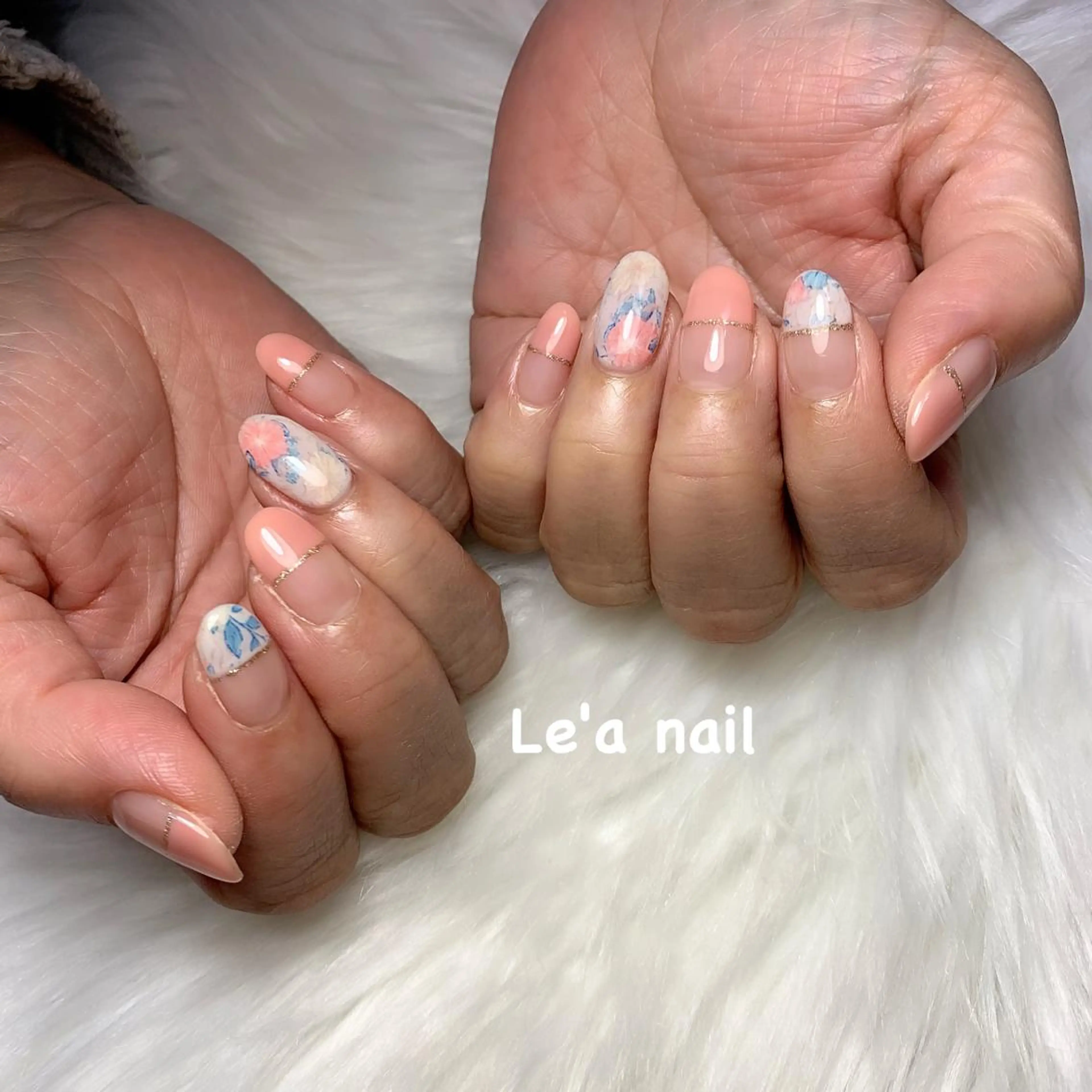 ネイル ハンドネイル 'mm所属・'mm  (ミリ) ＭＡＮＡＭＩのネイルデザイン