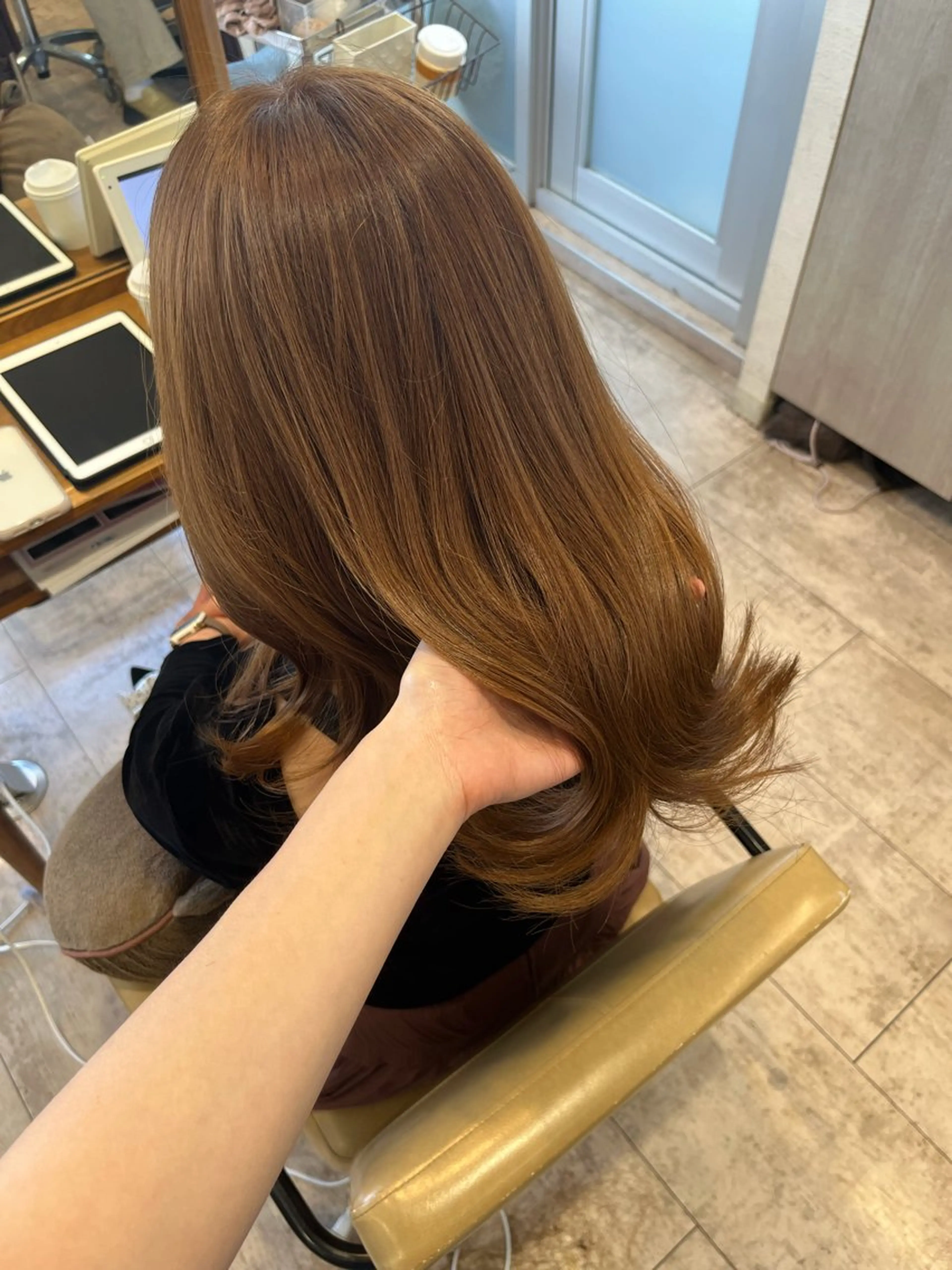 ロング カット ヘアカラー トリートメント AFLOAT/L 🍀Sachi🍀のヘアスタイル