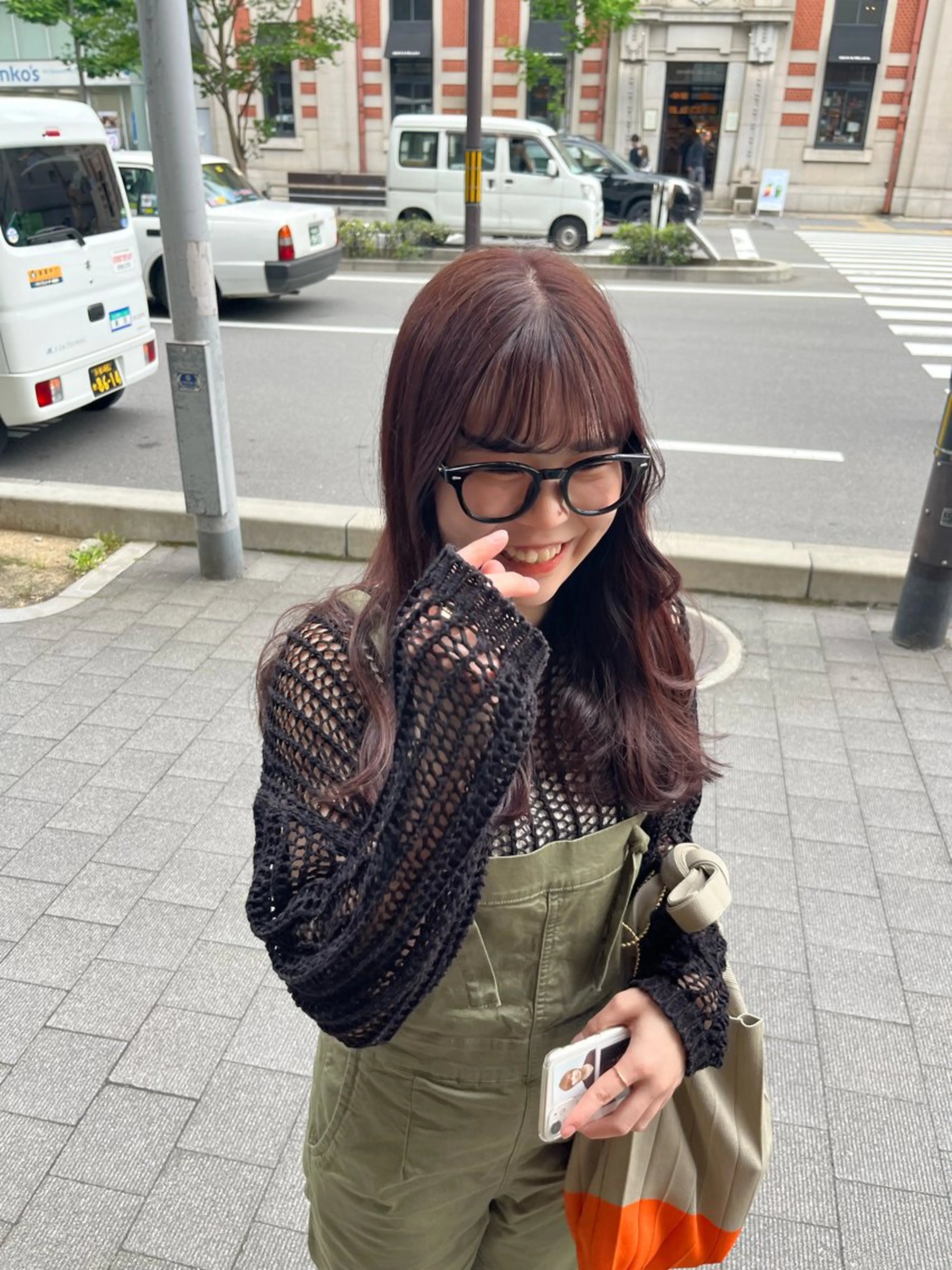ミディアム e･n･u烏丸所属・やまのうち もえのヘアスタイル