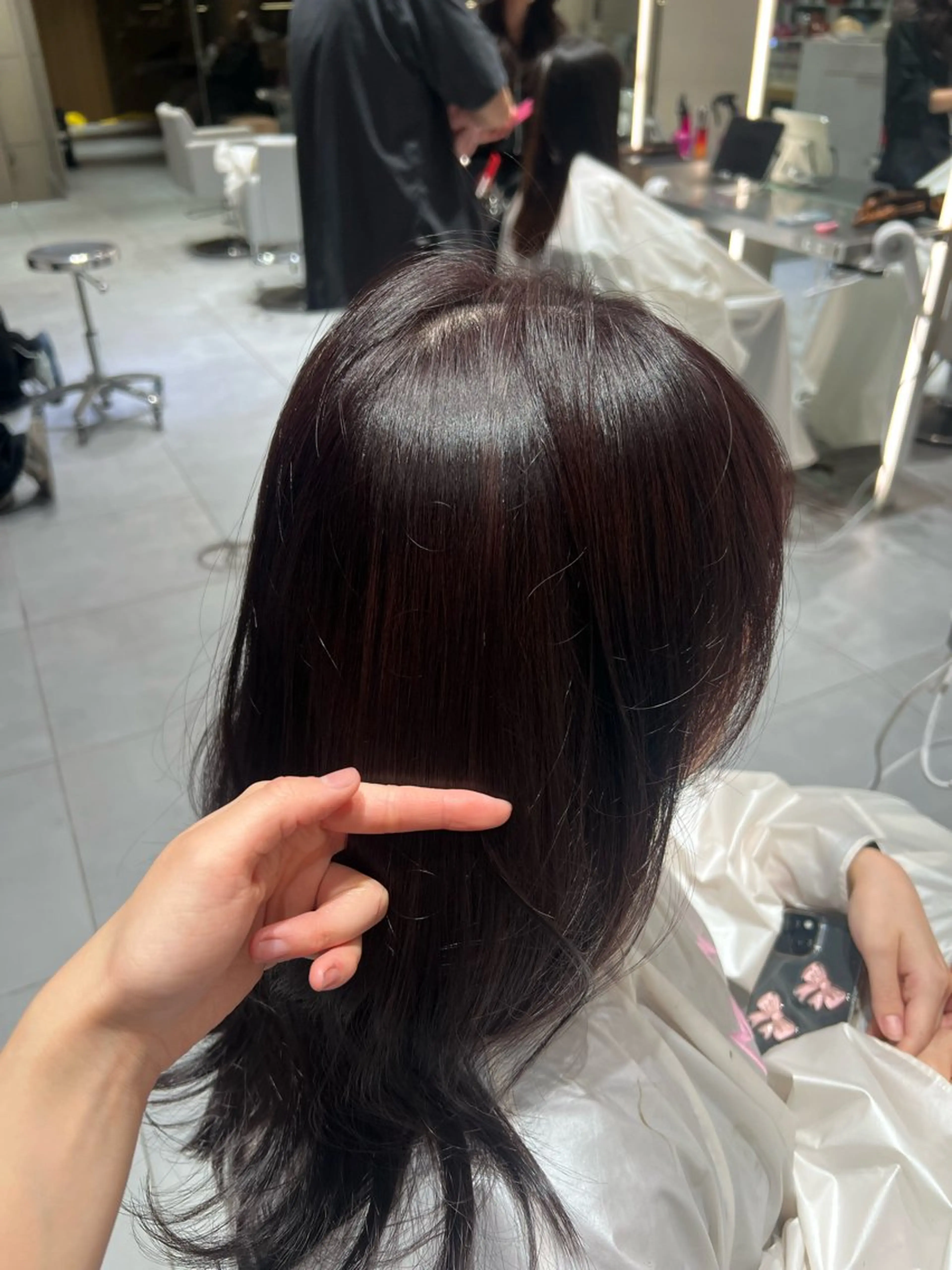 ロング 及川 莉央のヘアスタイル