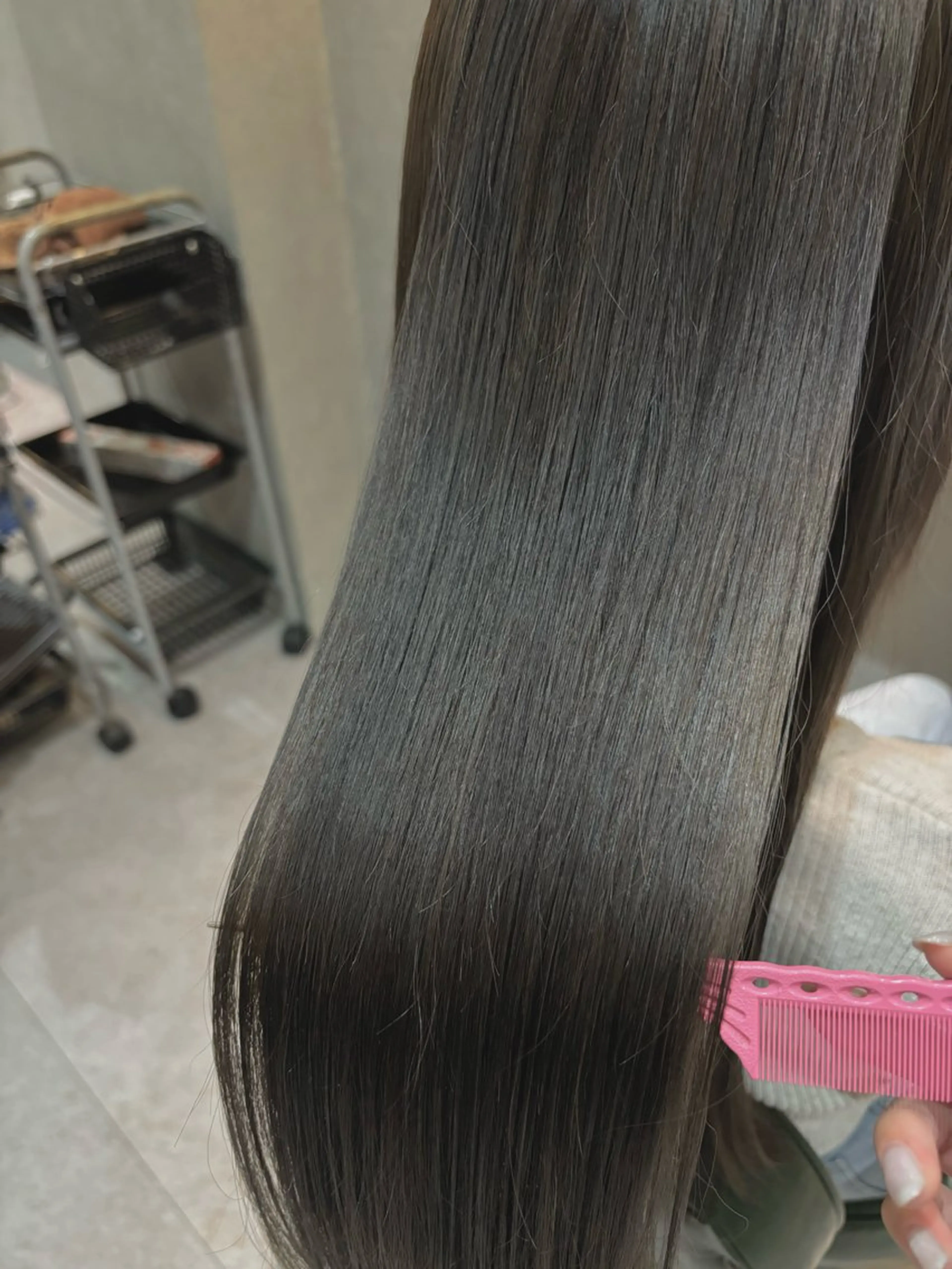 ロング カラー ヘアカラー トリートメント La fith hair liebe 京都駅前店所属・京都駅☆髪質改善 🎀アミ🎀のヘアスタイル