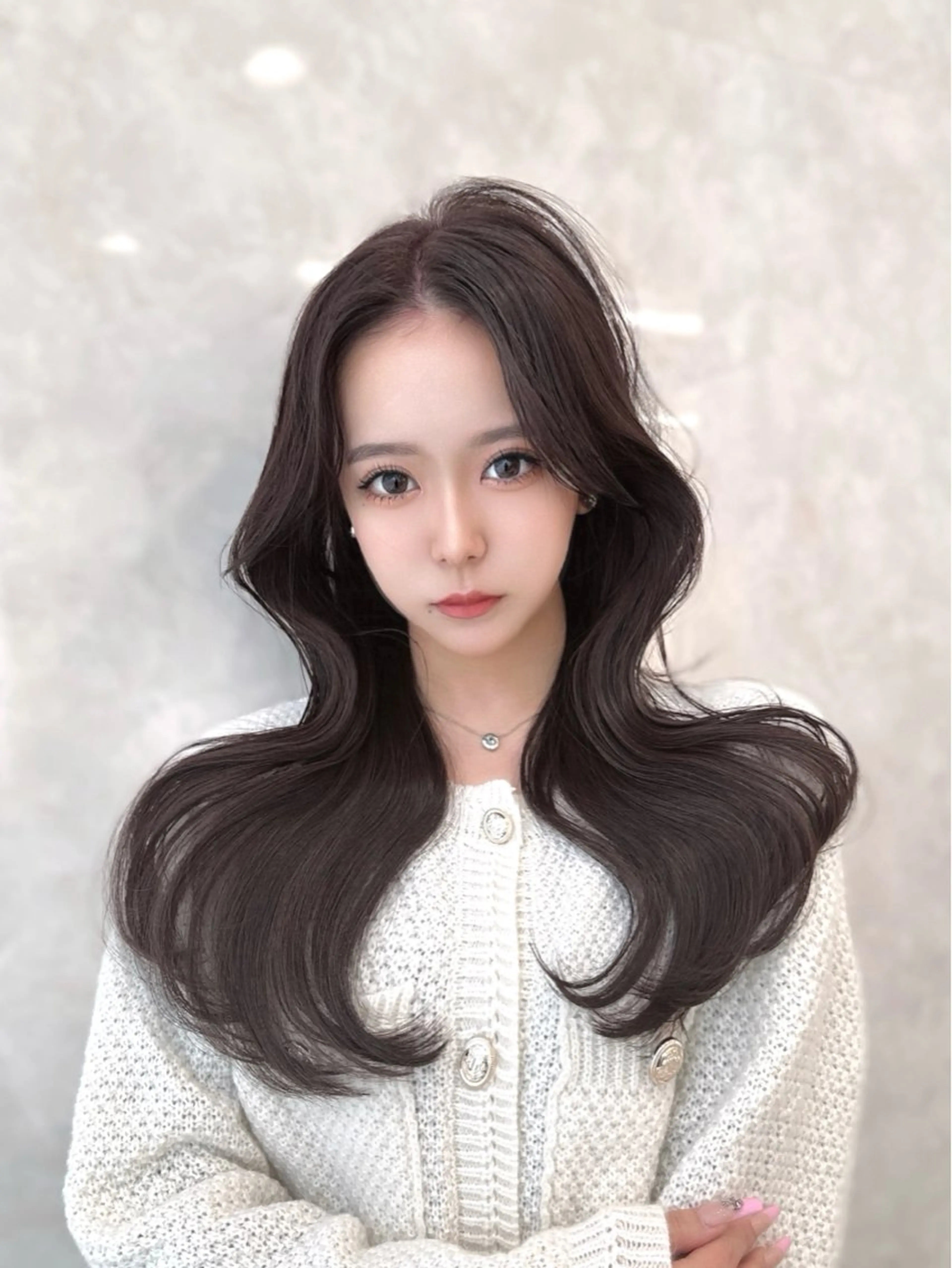 ロング カラー 韓国風レイヤー/ 島原　由璃のヘアスタイル