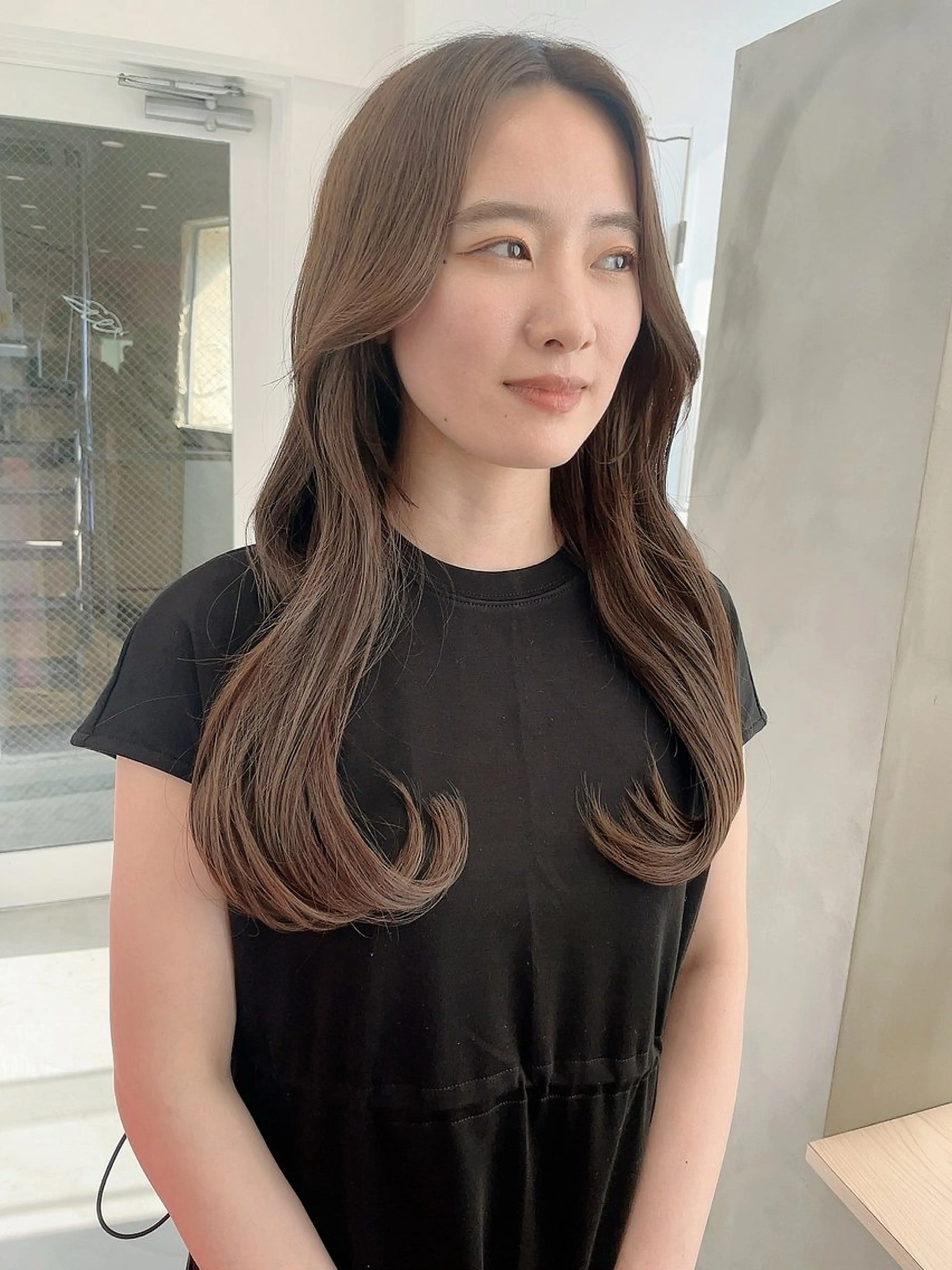 ロング カラー ブリーチ ダブルカラー ボブ 顔周りカット ヨシンモリ DECORA SORAN【本川越】所属・韓国/顔周り/ボブ/ ショート/大川陽太のヘアスタイル