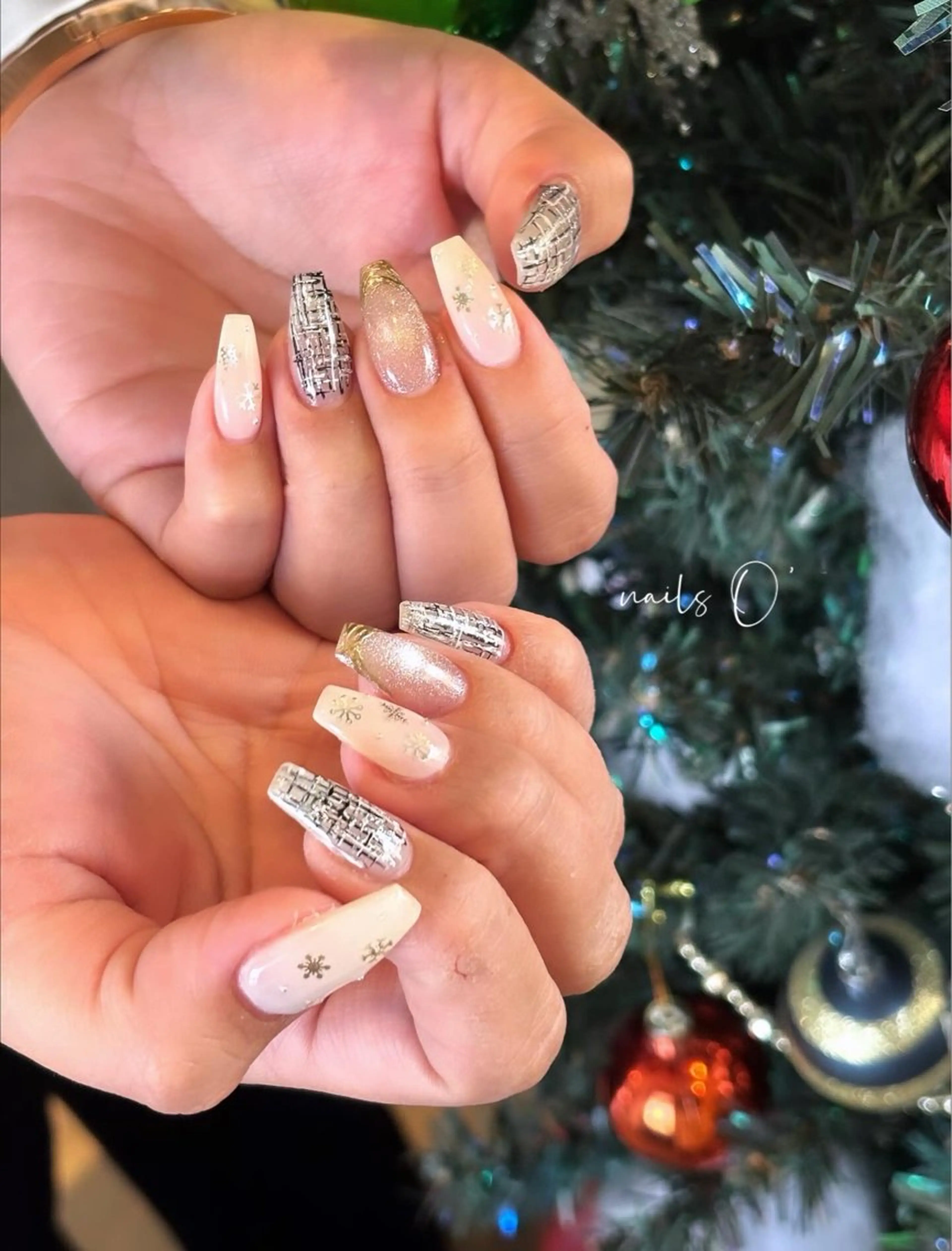 ネイル 大人可愛いネイル🎗 Hinaのネイルデザイン