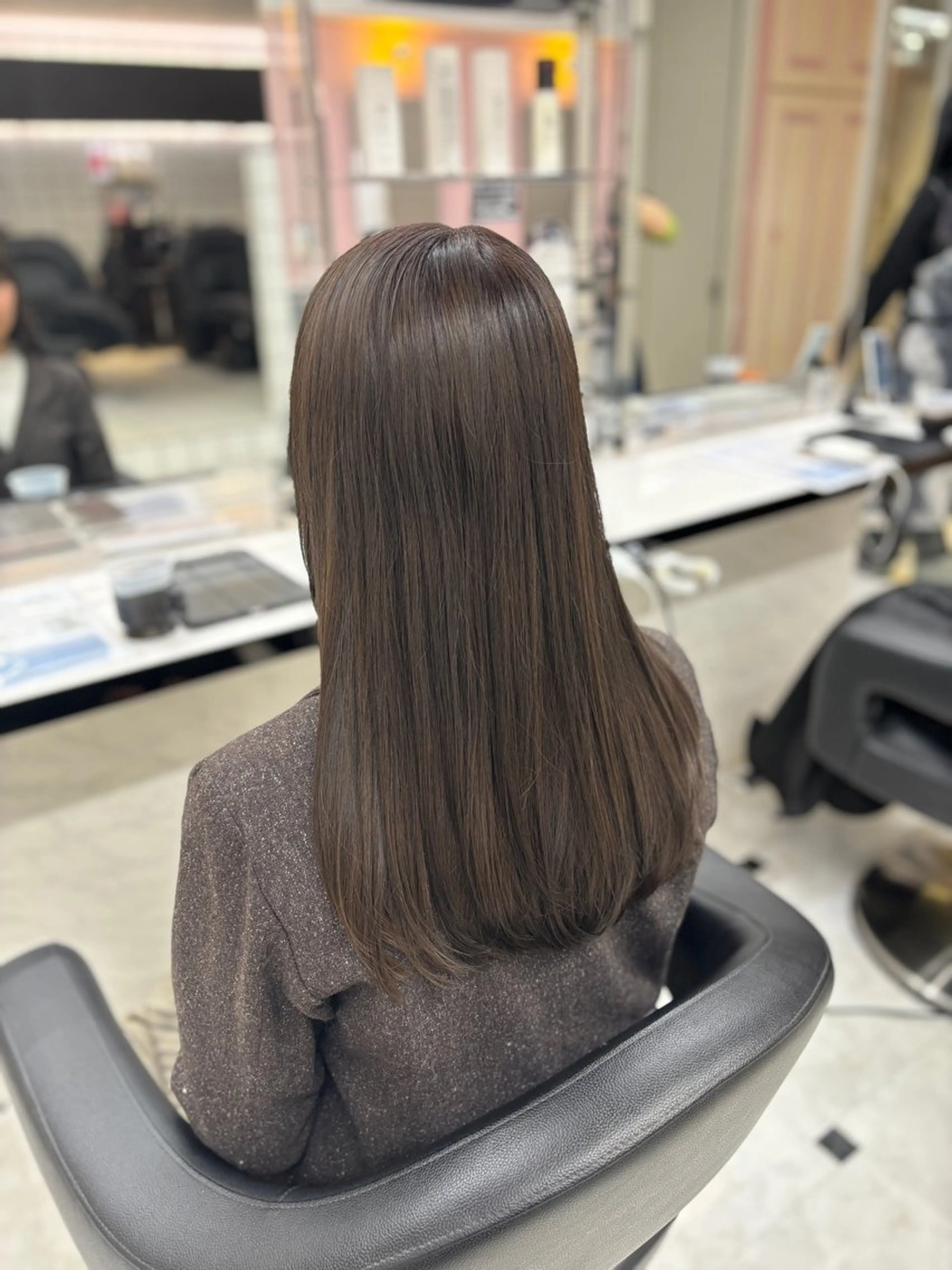 ロング カラー ダブルカラー 💙ハイトーン韓国風 色白ヘア💙manaのヘアスタイル