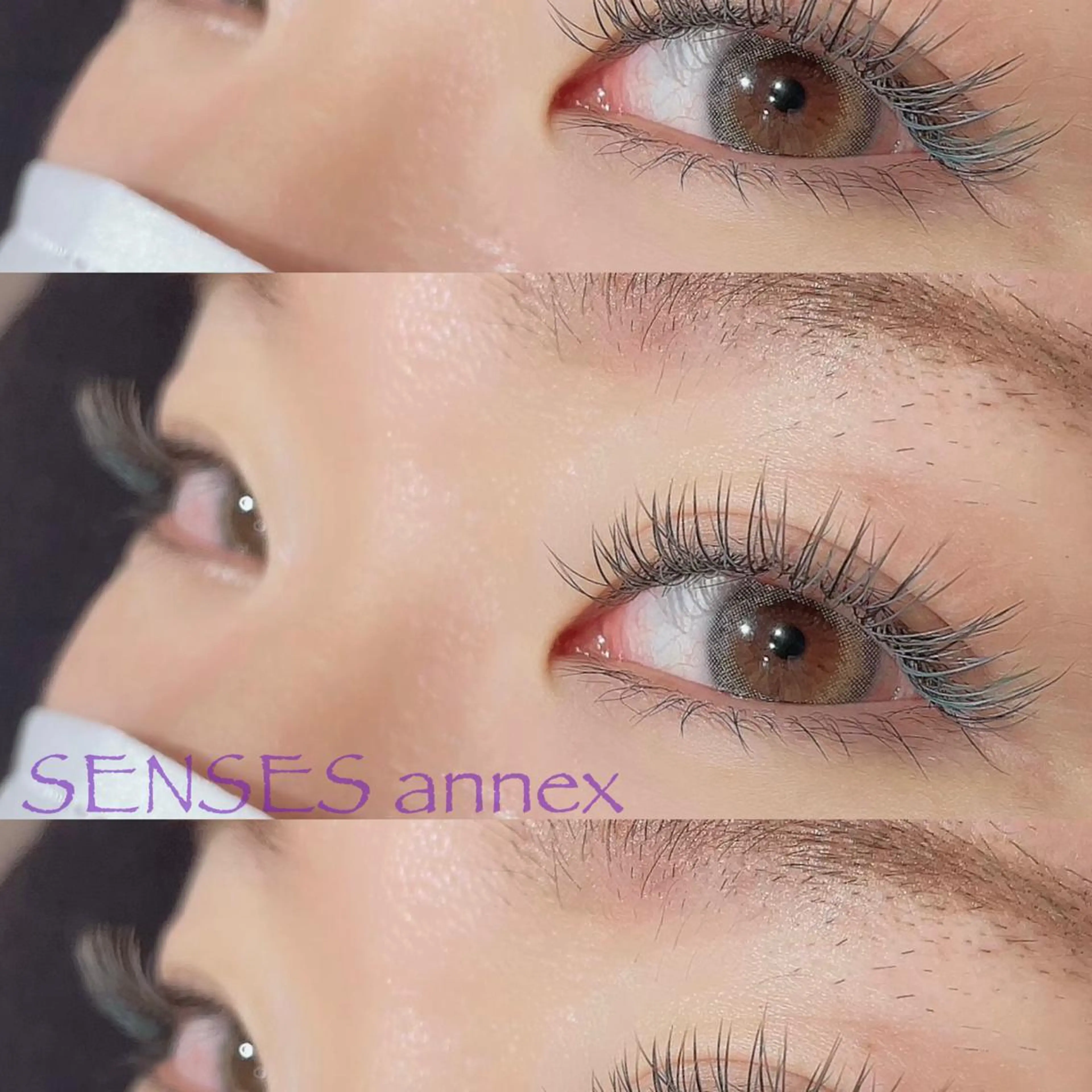 マツエク・マツパ カラーマツエク マツエク SENSES_ WAKAのマツエク・マツパデザイン