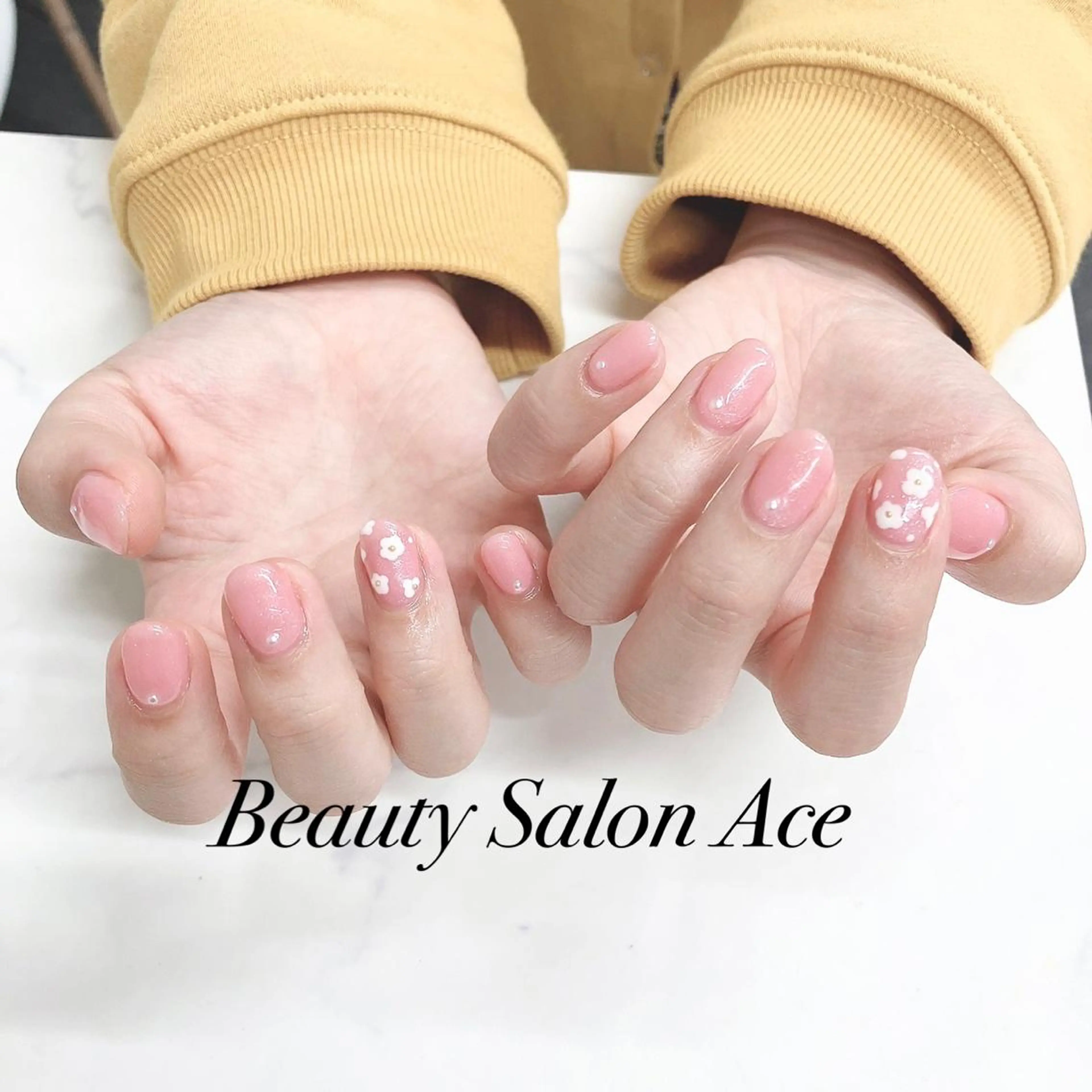 ネイル メンズネイル ハンドネイル ハンドケア Beauty Salon Ace（ネイルサロン　エース）所属・池袋フィルイン Ace♡長さだしのネイルデザイン