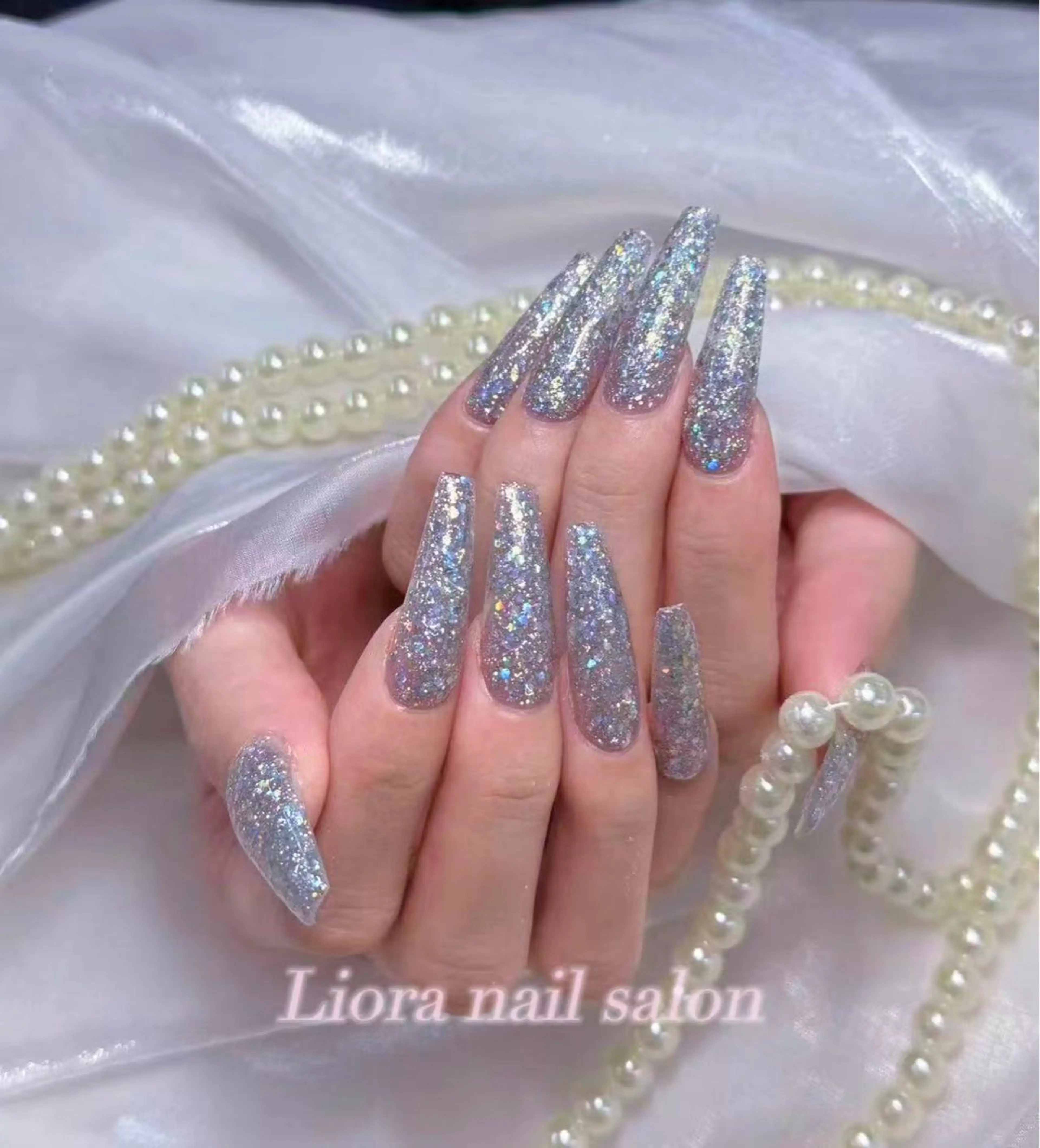 ネイル 長さ出し ワンカラーネイル ハンドネイル Liora nailのネイルデザイン