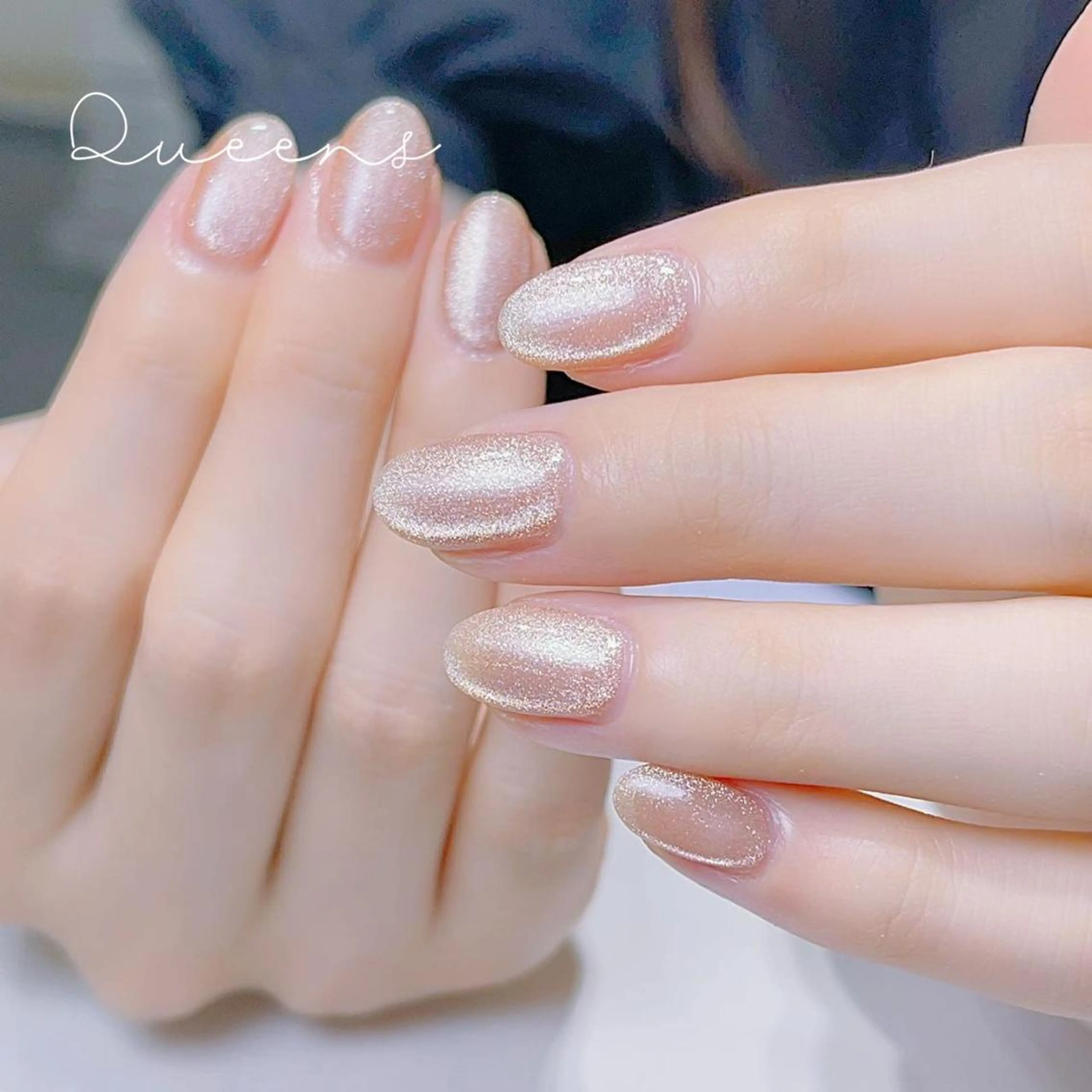 オフ無し🌸マグネットorフラッシュネイルの写真