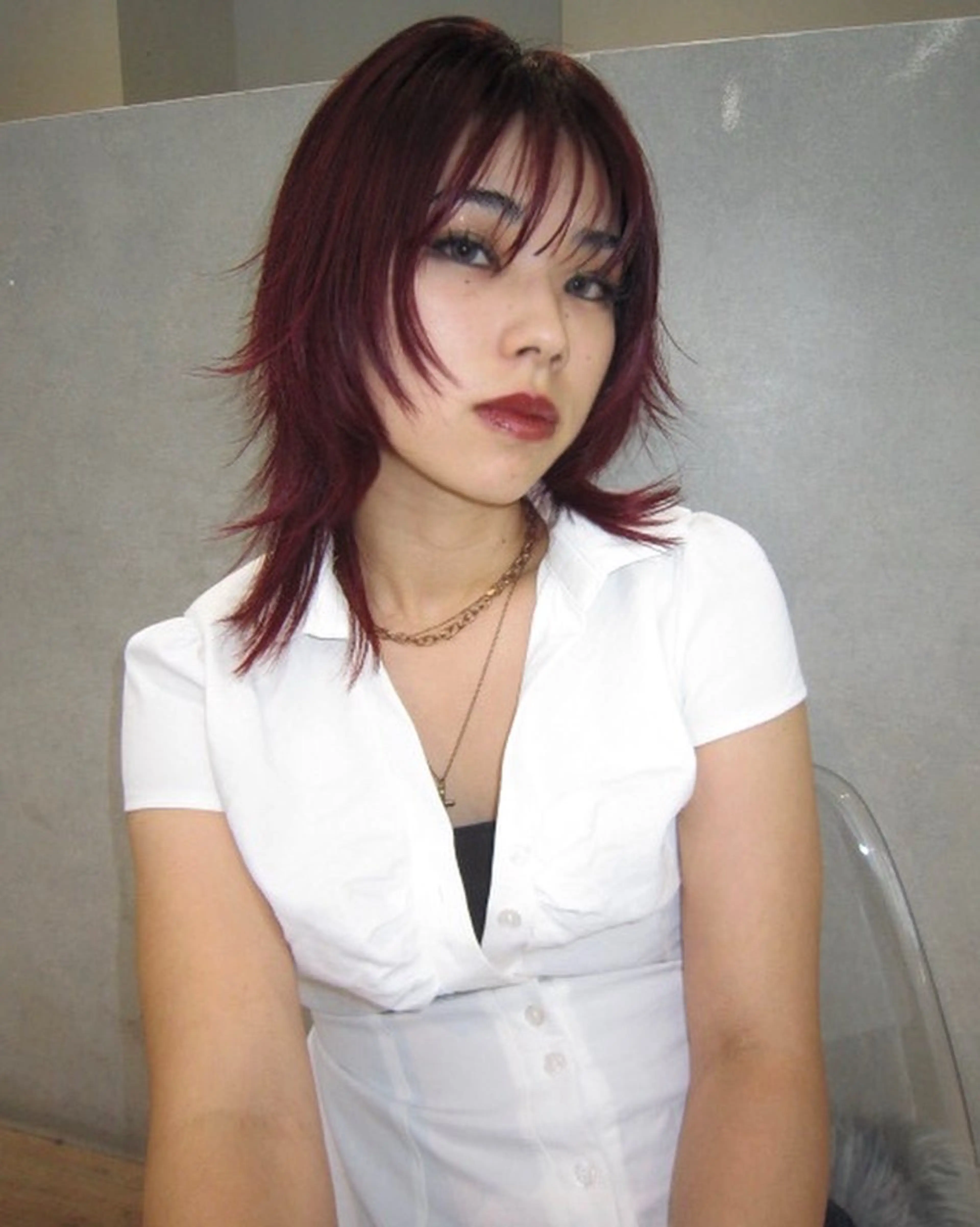 ロング カラー ヘアカラー 🌟暖色系ハイトーン 🌟AIのヘアスタイル