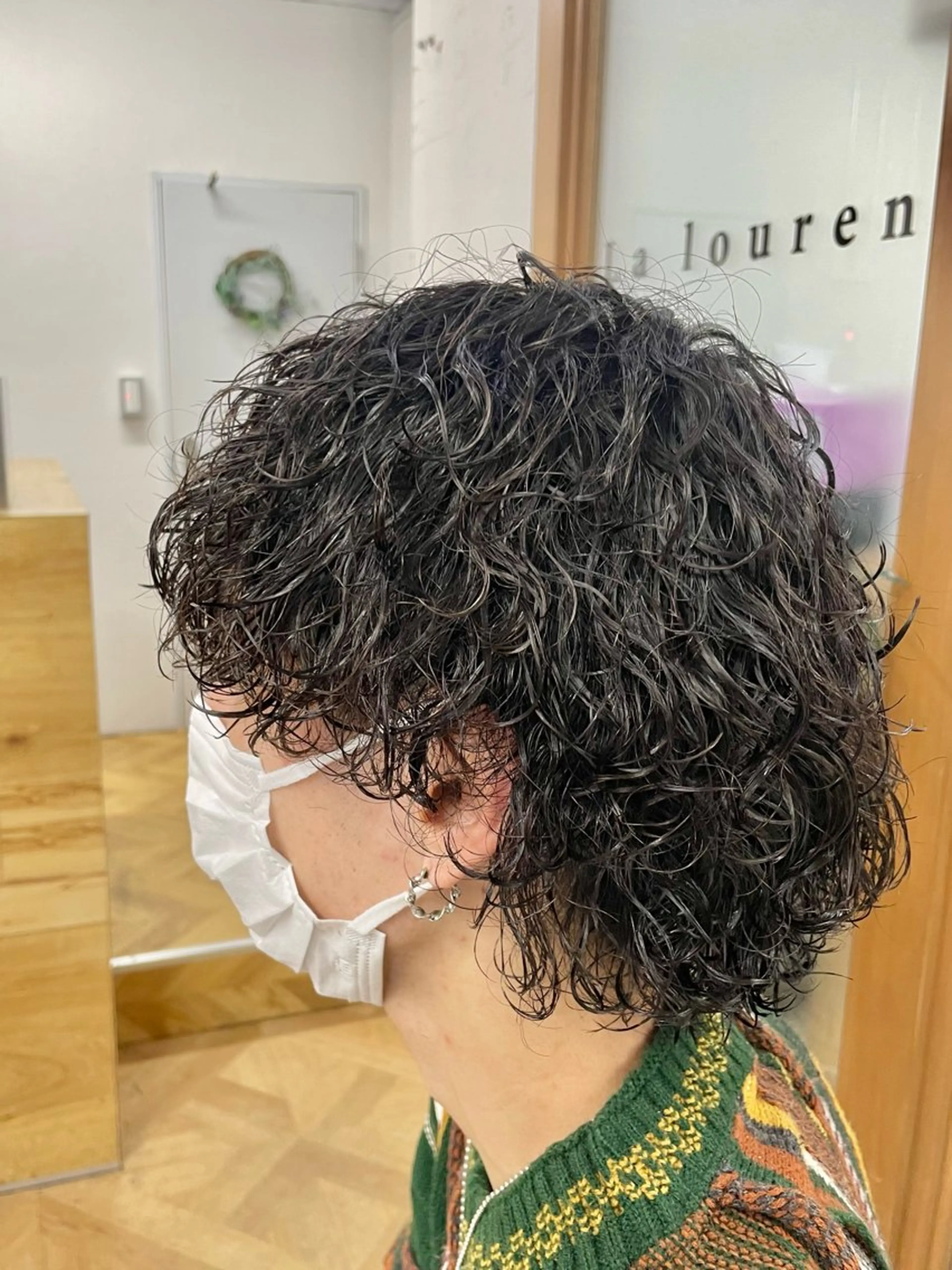 パーマ メンズ メンズパーマ プードルパーマ プードルパーマ カット パーマ 立川/過去1の毛流れ パーマ/しゅーとのヘアスタイル