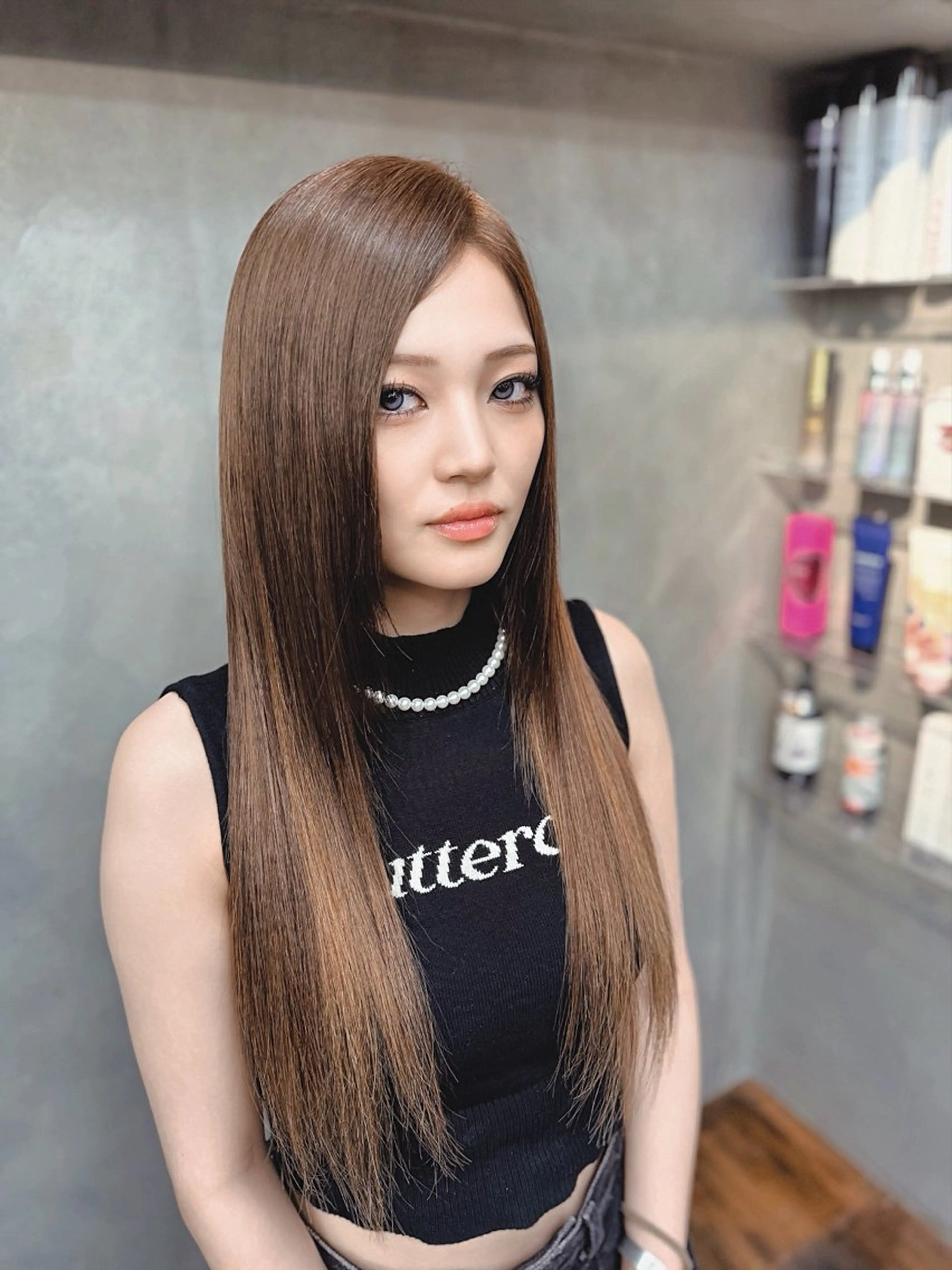 ロング エクステ tnbtokyo所属・夏休み🉐メニュー シールエクステ専門のヘアスタイル