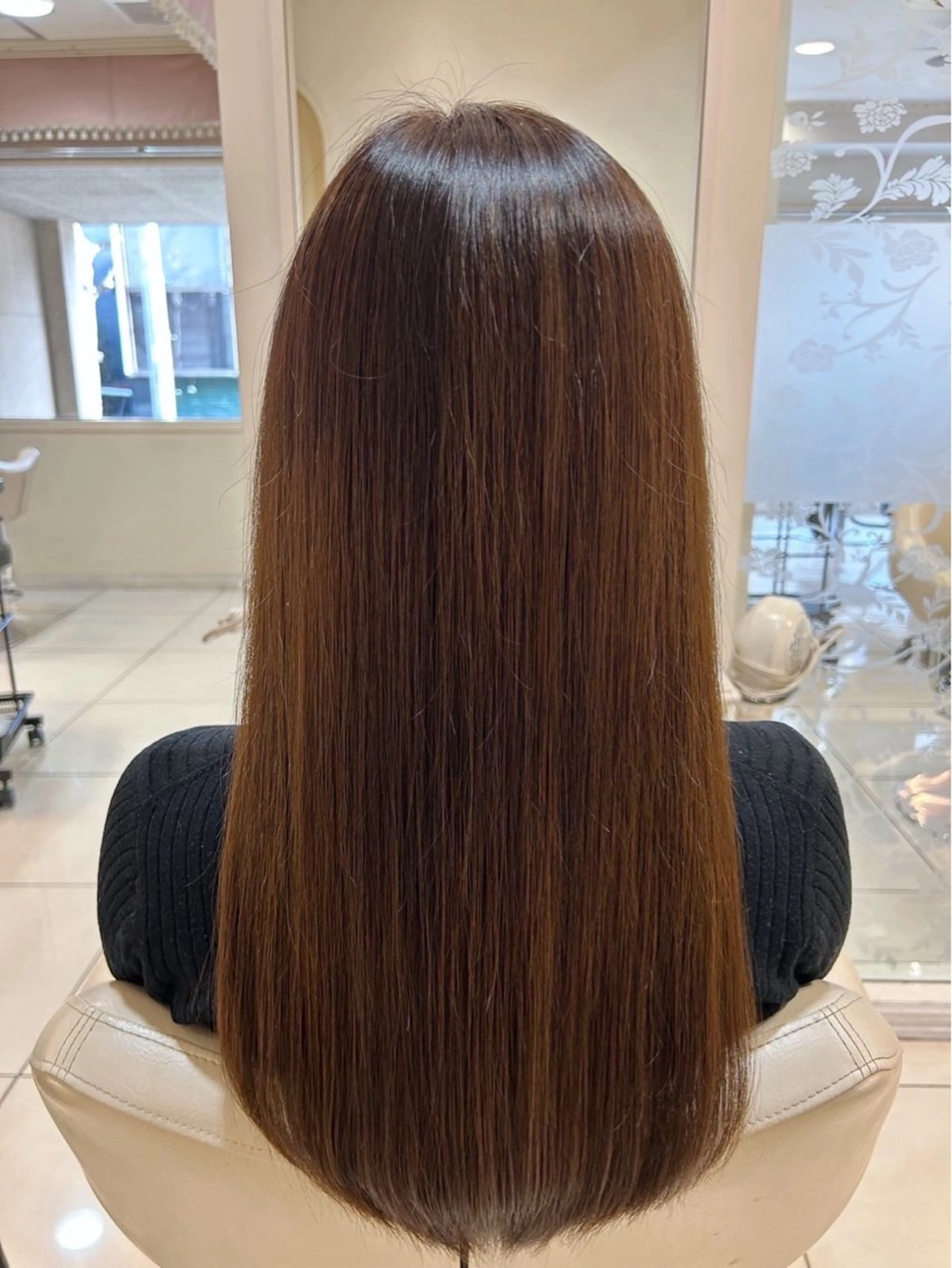 ロング カラー 髪質改善 ヘアカラー トリートメント 髪質改善🥂✨ Mioのヘアスタイル