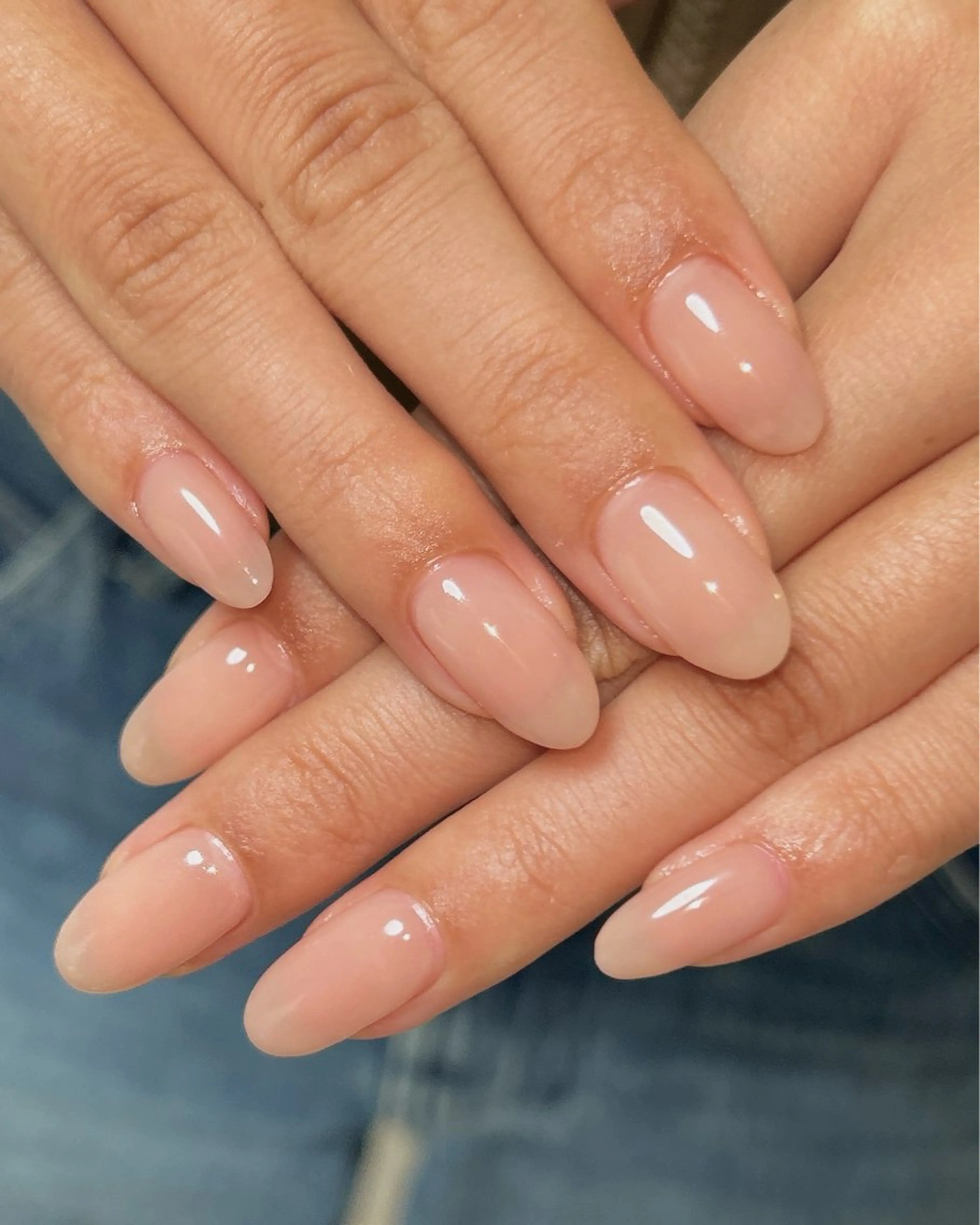 ネイル ワンカラーネイル ハンドネイル ten nail salon　かえでのネイルデザイン