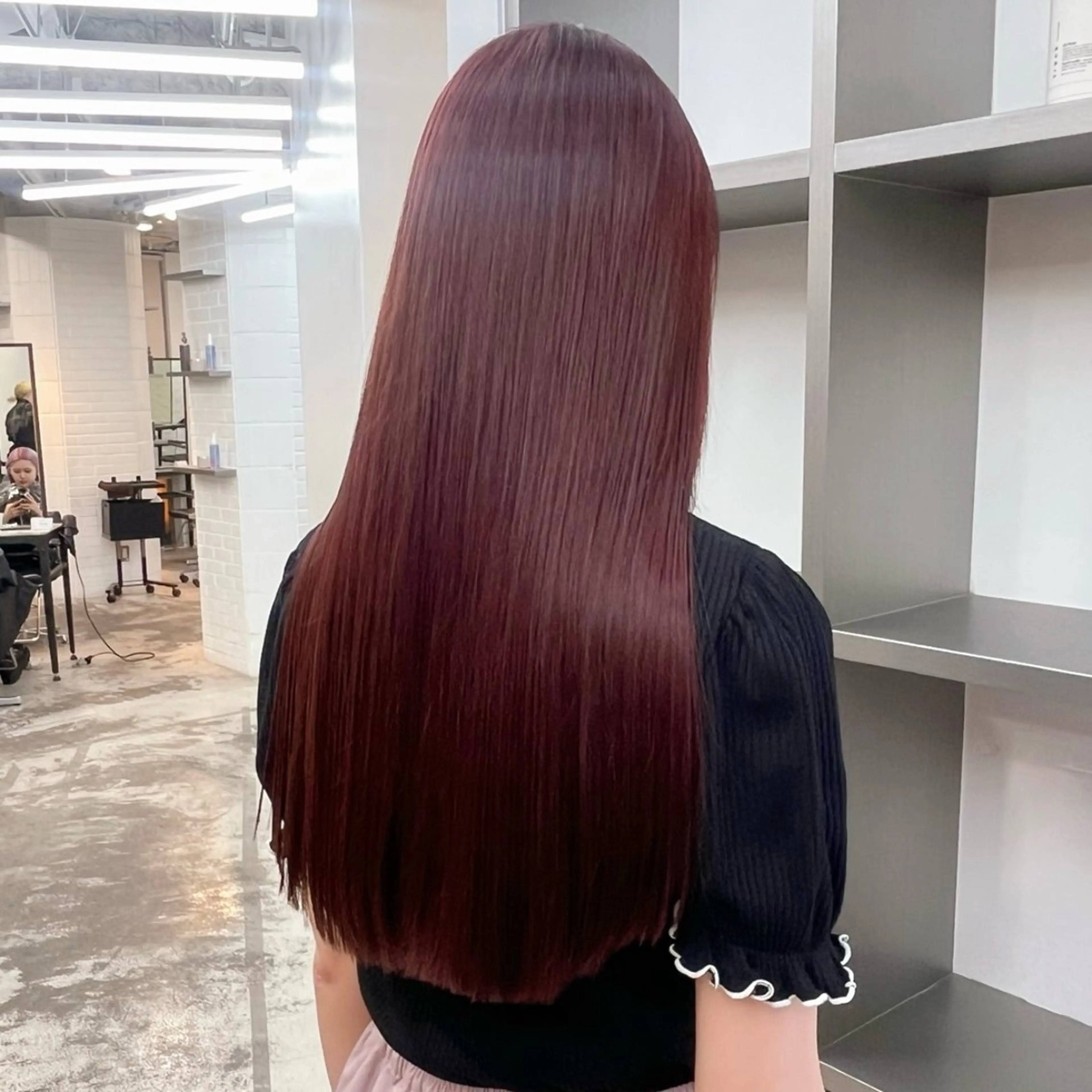ロング カラー ヘアカラー トリートメント 🍒暖色✖️レイヤー ／Haruna🍒のヘアスタイル