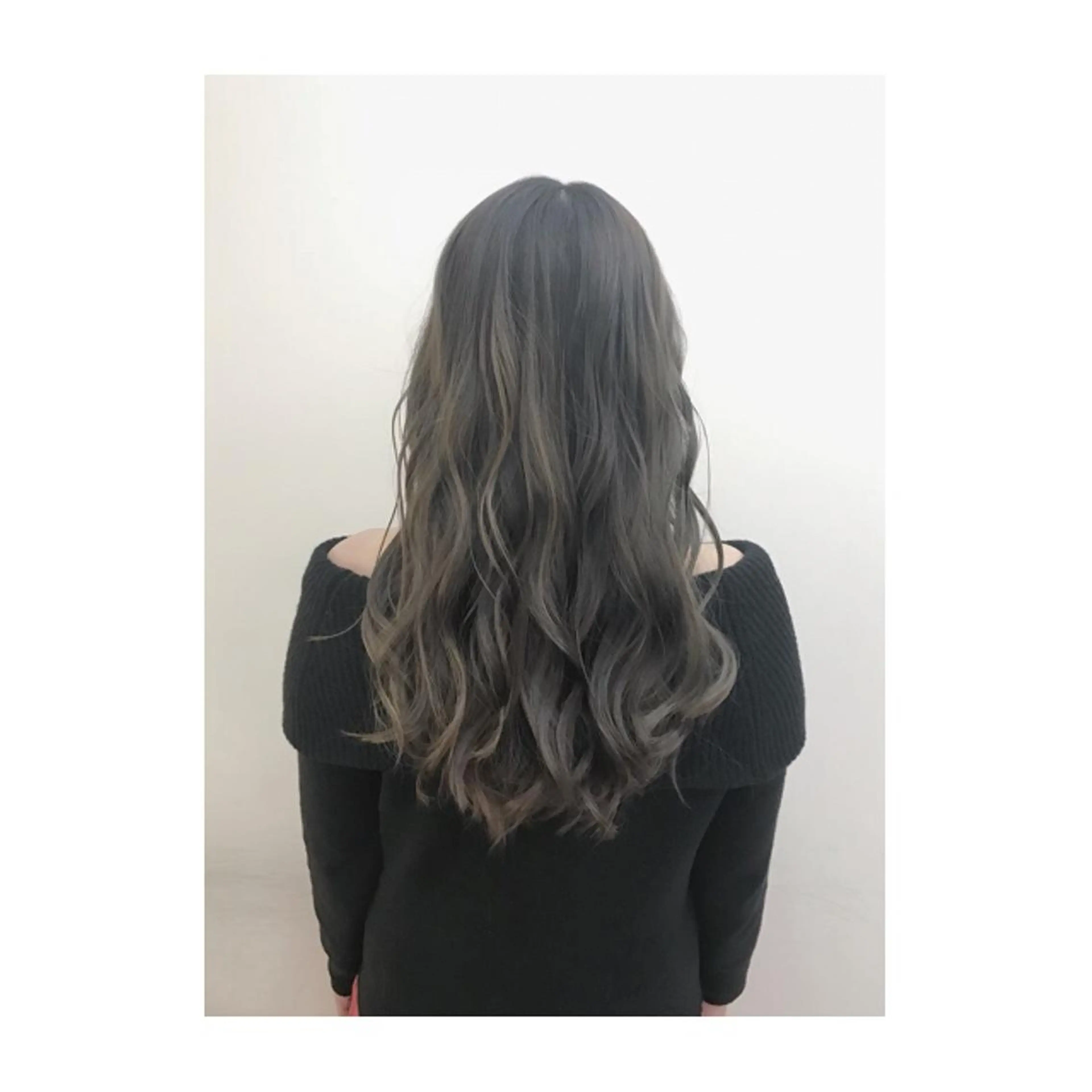 ロング カラー 永岡 鉄平のヘアスタイル