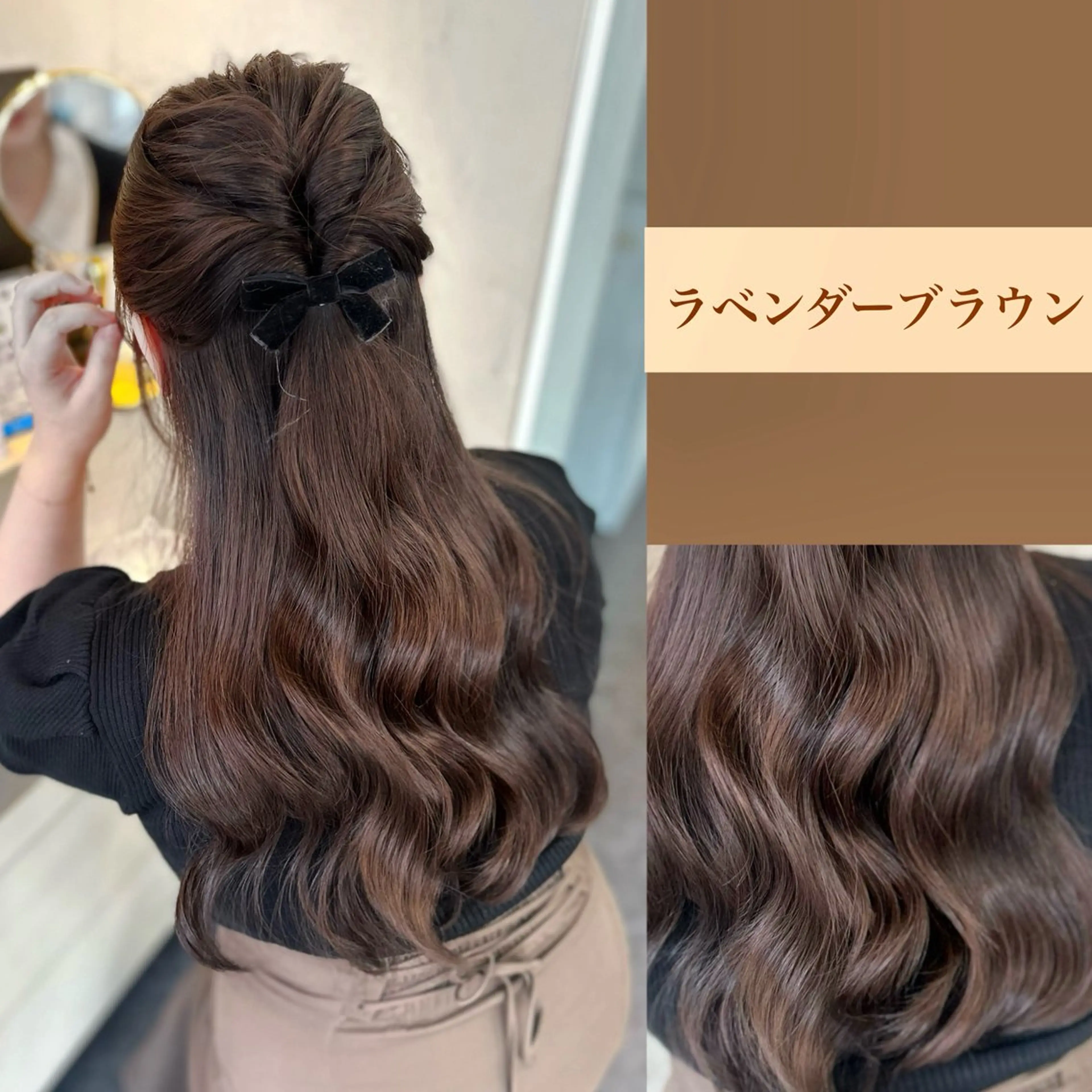 ロング カラー 透明感カラー ラベンダーカラー メンズ特化/パーマ 縮毛矯正/AYAのヘアスタイル