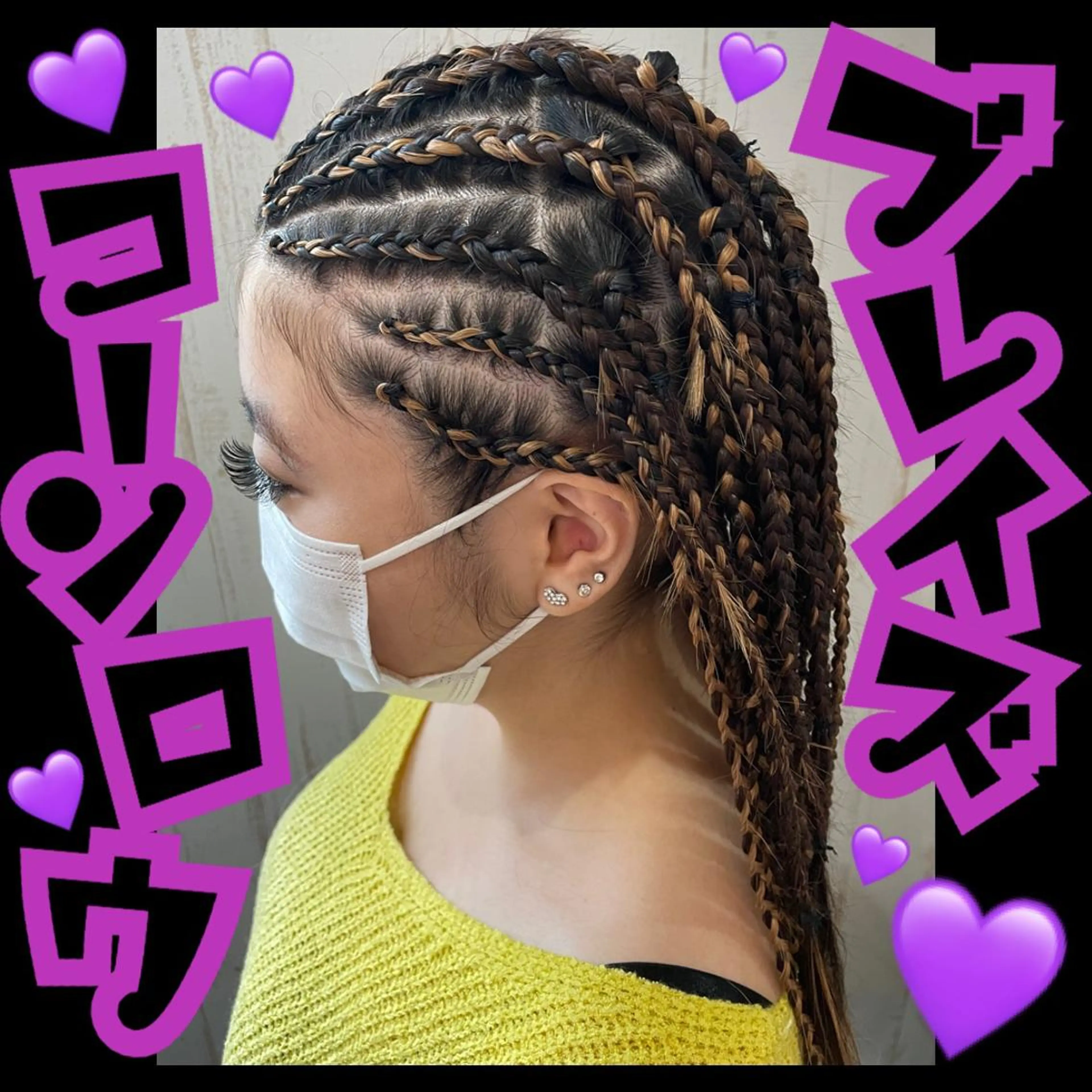 セミロング ヘアアレンジ メンズ 結婚式・ブライダル エクステ ヘアセット Neo hair 谷町9丁目店所属・J (ジュリ)のヘアスタイル