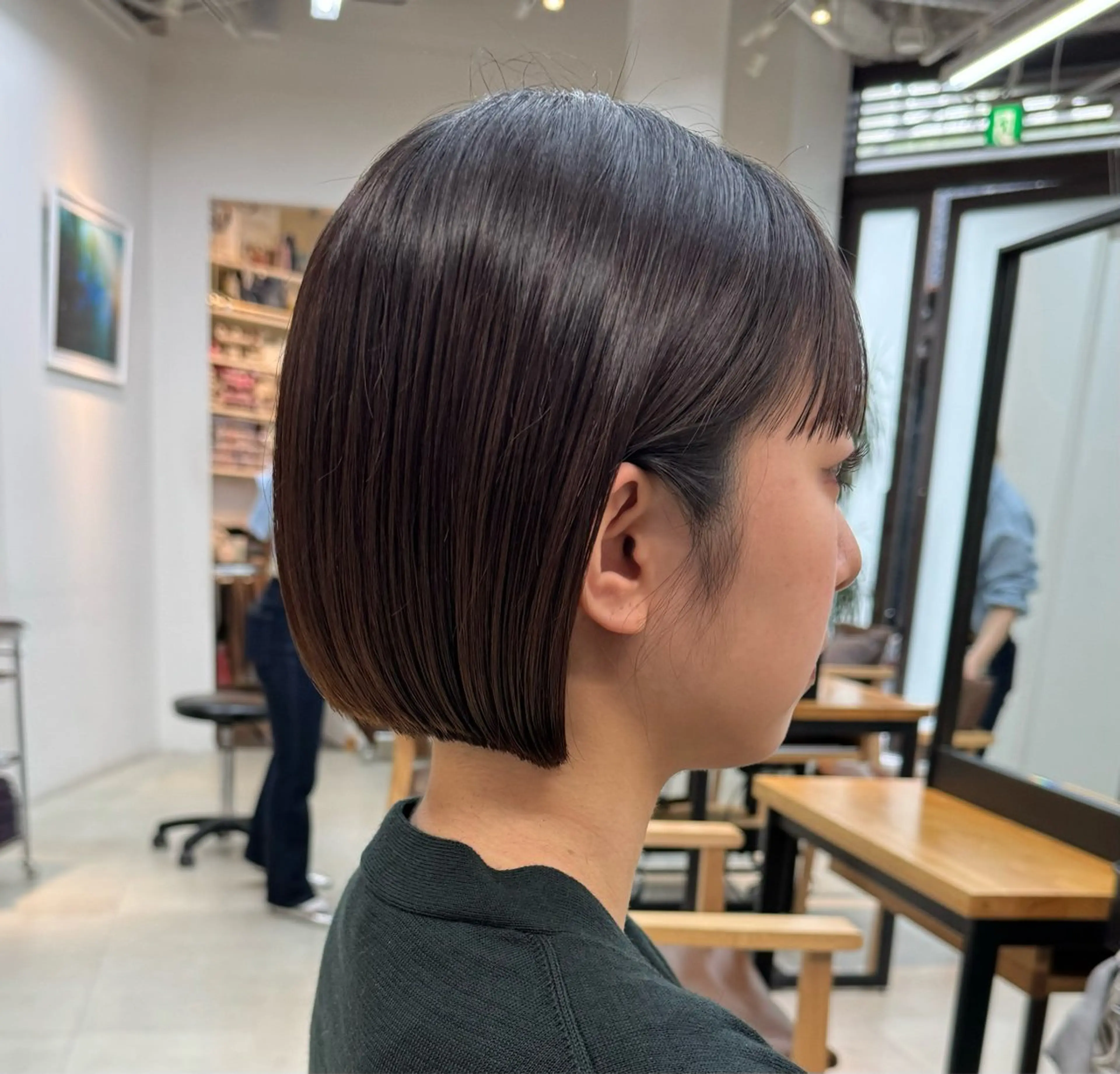 ショート カラー ボブ カット ヘアカラー トリートメント ボブ/ショート/ shinのヘアスタイル