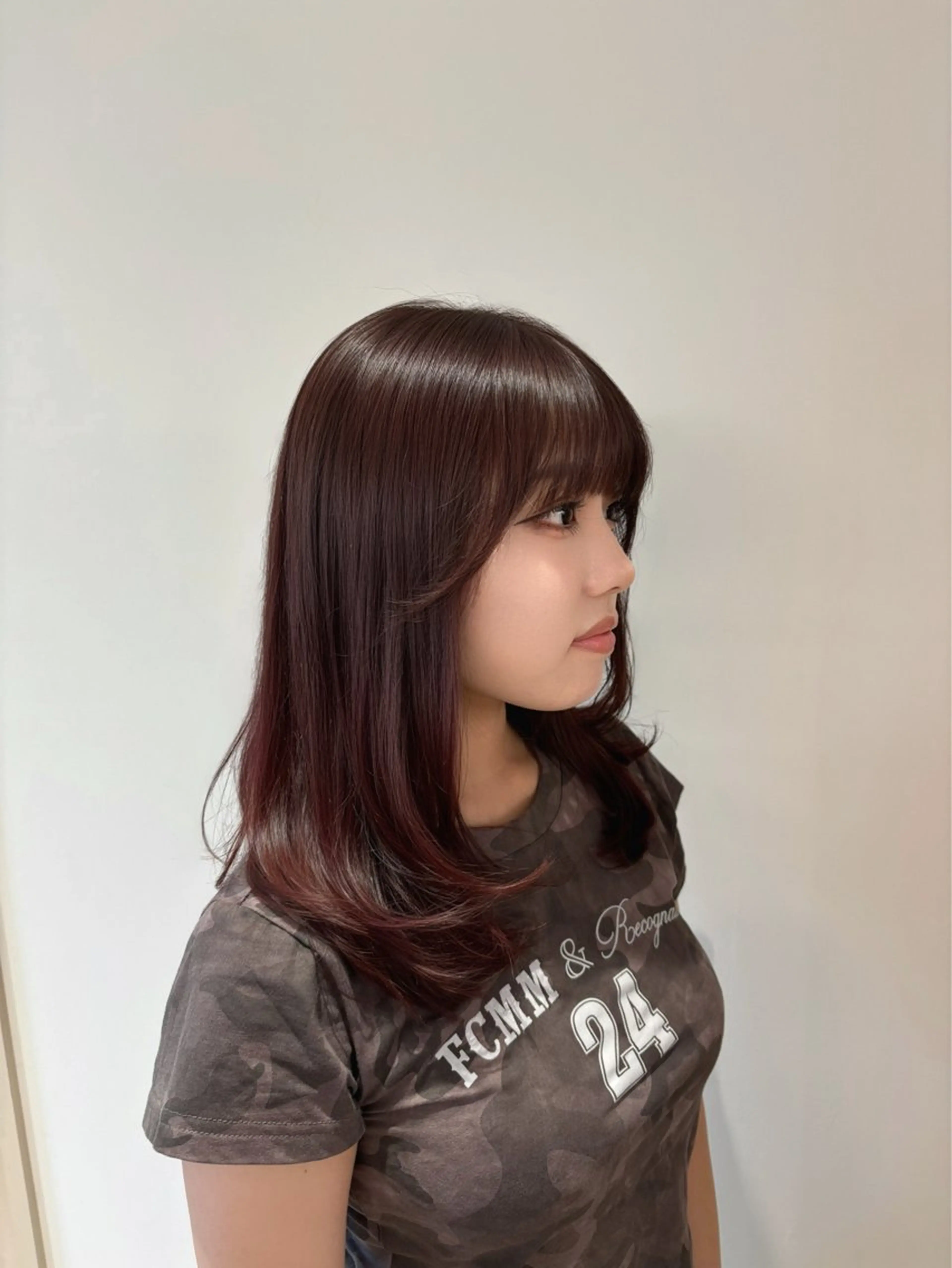 ミディアム カラー カット ヘアカラー Rio 渋谷のヘアスタイル