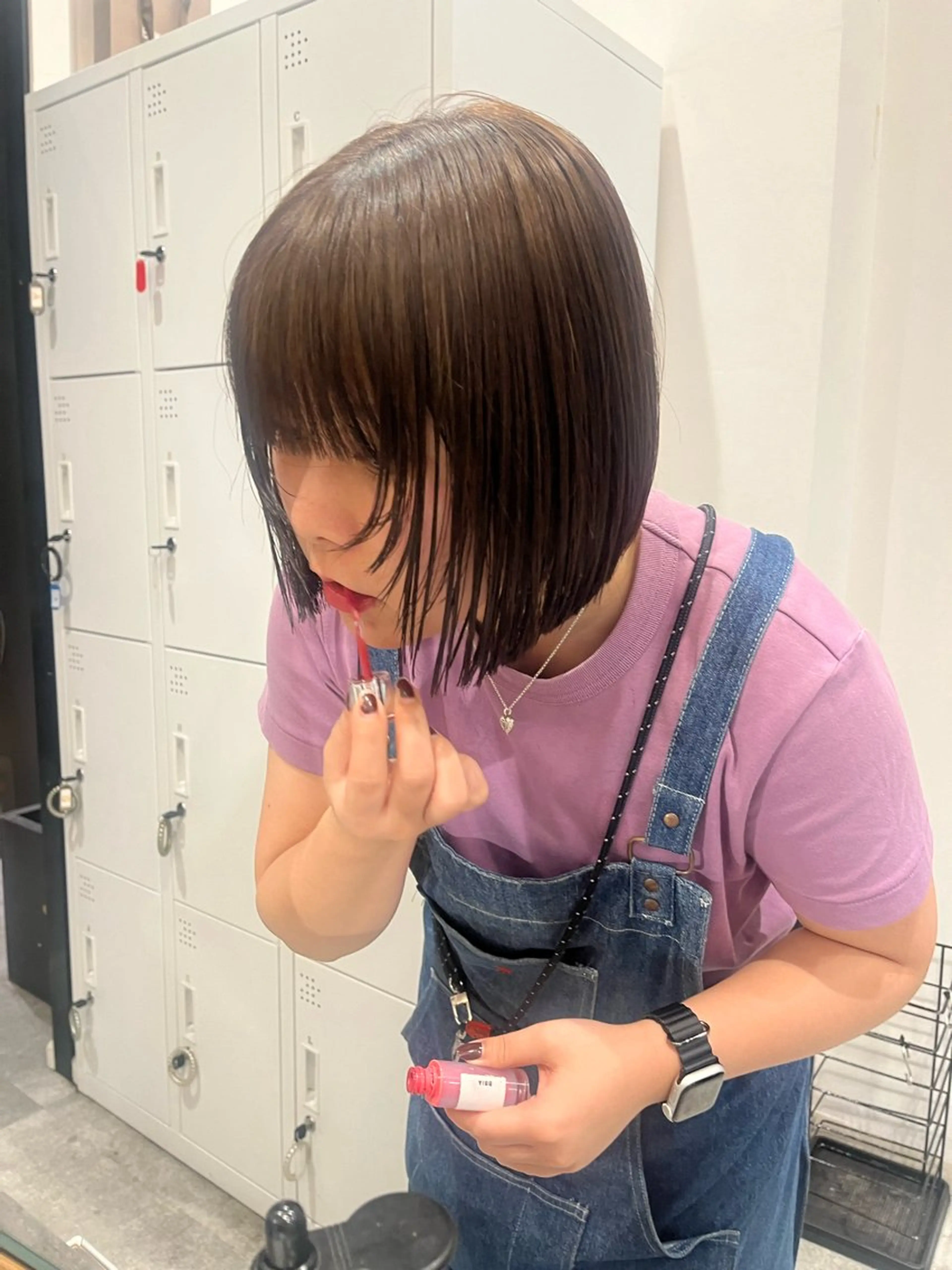 ショート ボブ 顔まわりレイヤー レイヤーカット keshiki🦋 Nanaのヘアスタイル