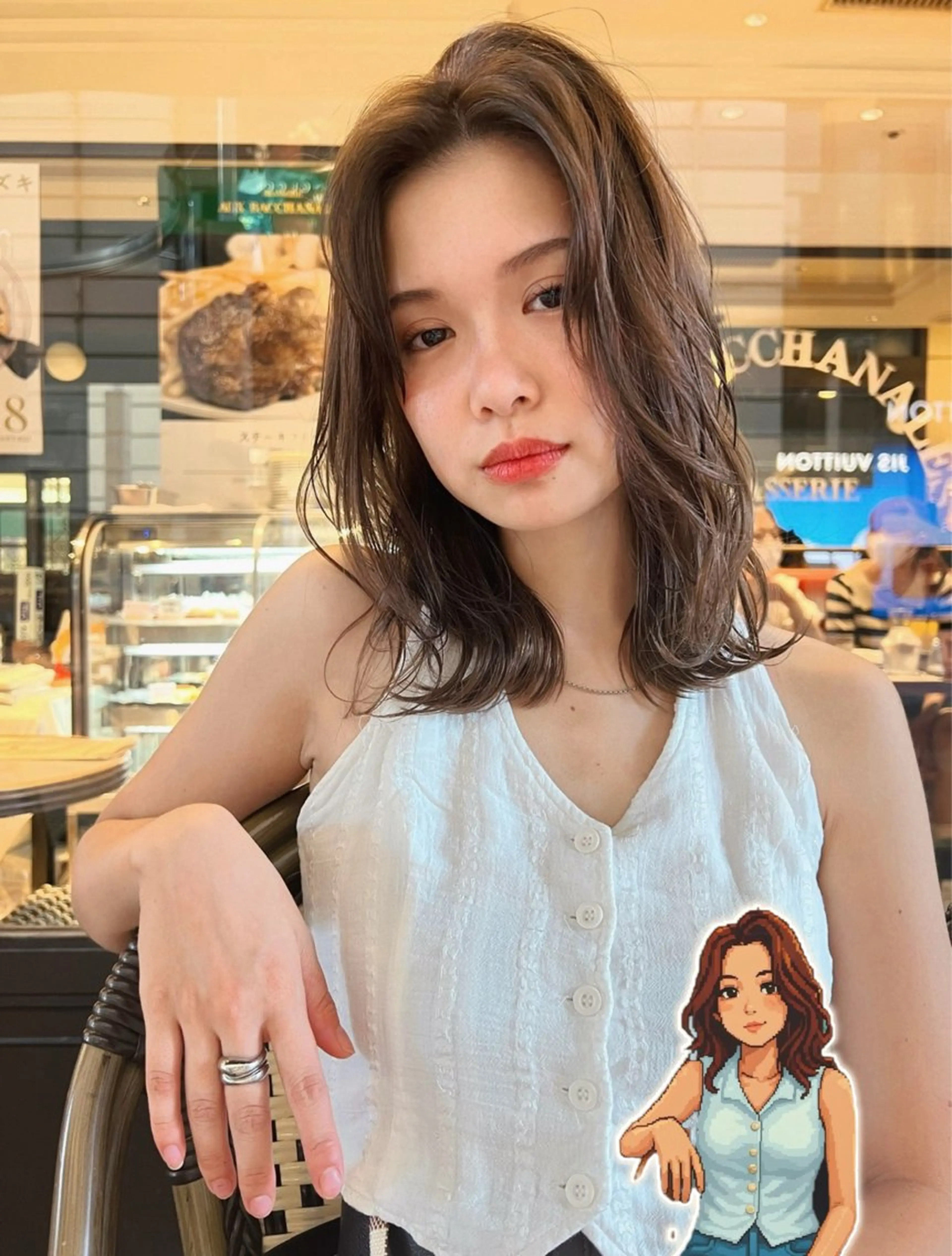 ミディアム 川野 直人のヘアスタイル