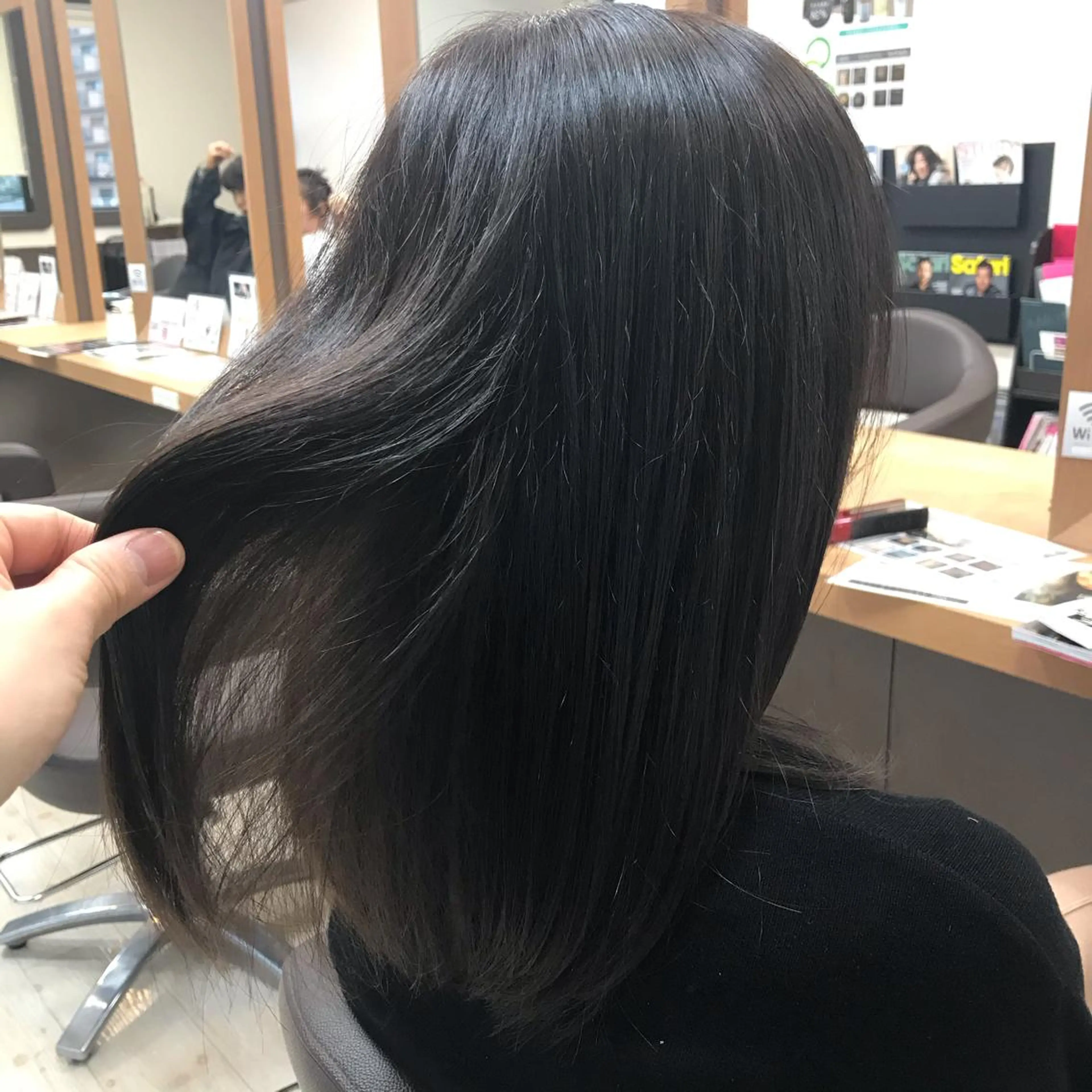 ロング カラー カット ヘアカラー トリートメント Lien 深井店のヘアスタイル