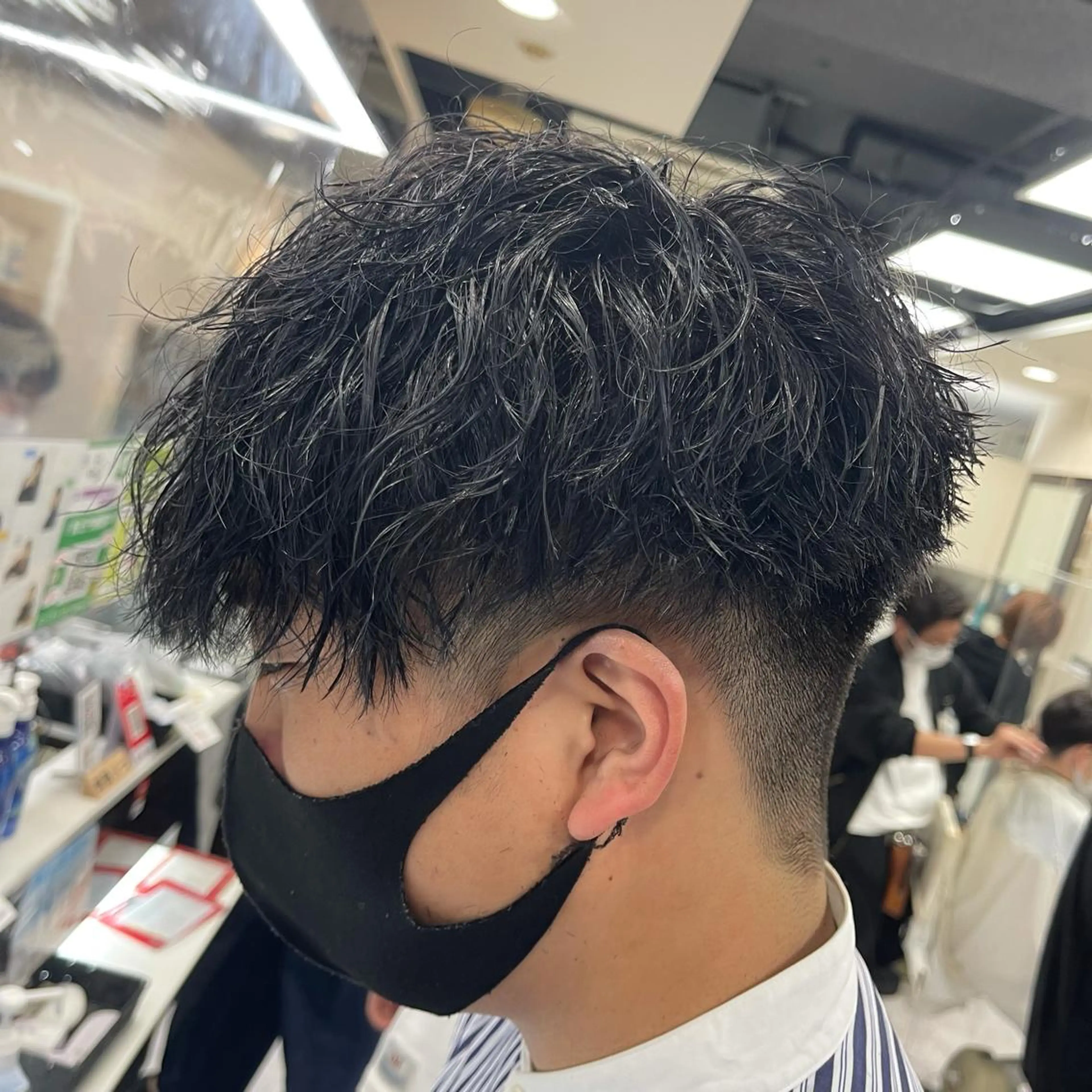 ショート パーマ メンズ カット パーマ トリートメント ✨メンズ支持率no1 野上✨のヘアスタイル