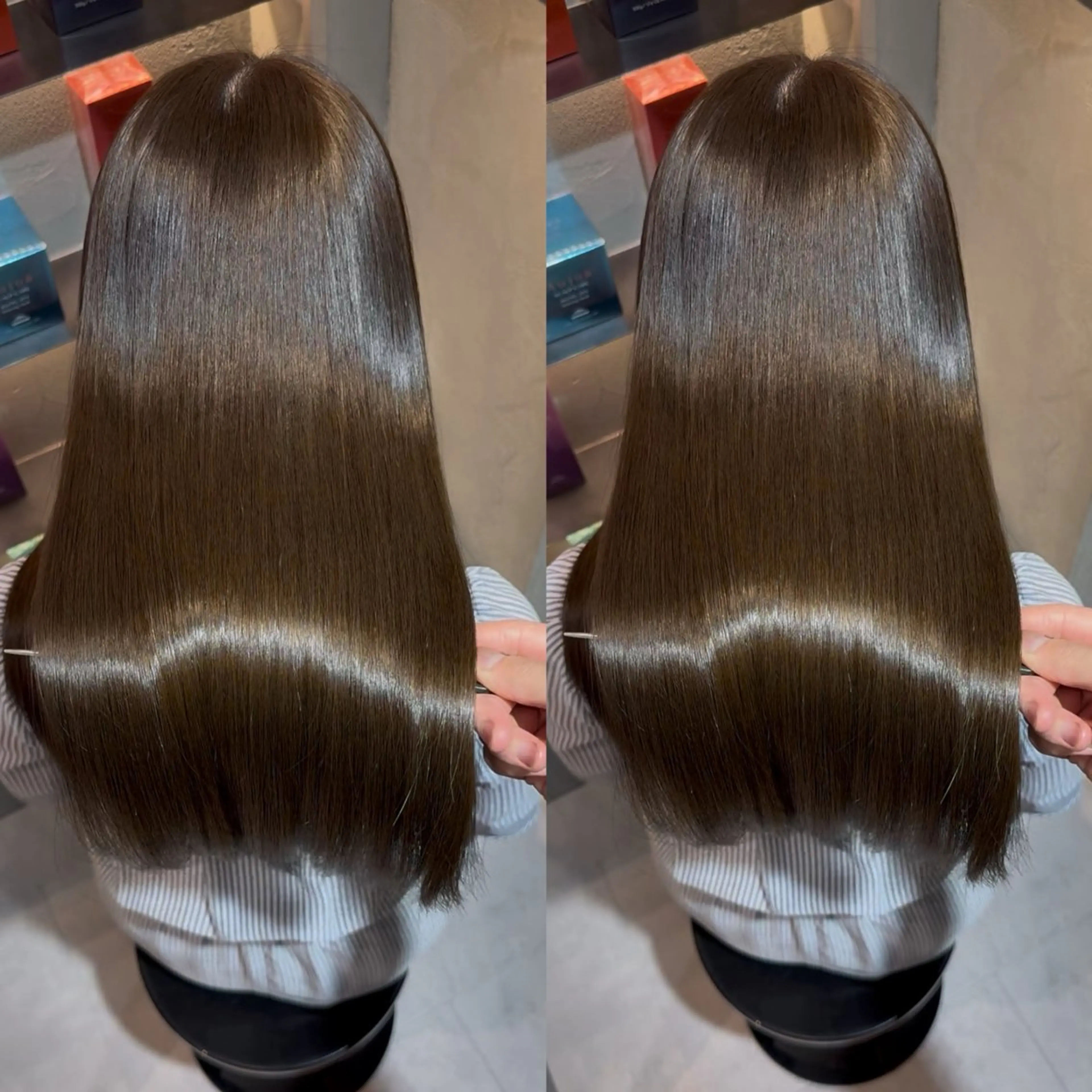 ロング カラー カット ヘアカラー 縮毛矯正 トリートメント 新宿/髪質改善支持率 Ｎｏ．1💍yasuのヘアスタイル