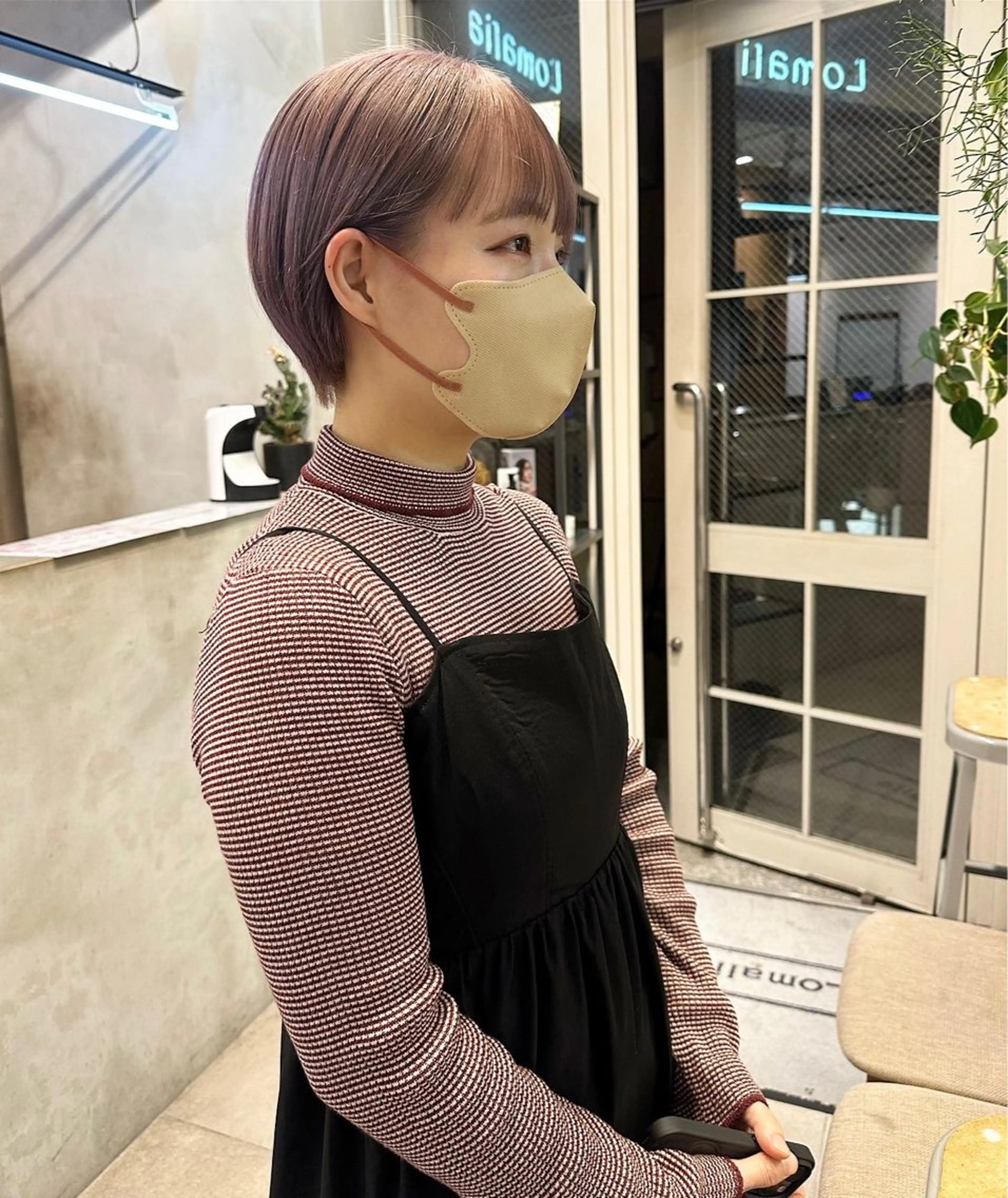 ショート カラー REINA☁️透明感 カラー/ぷつっと♡のヘアスタイル