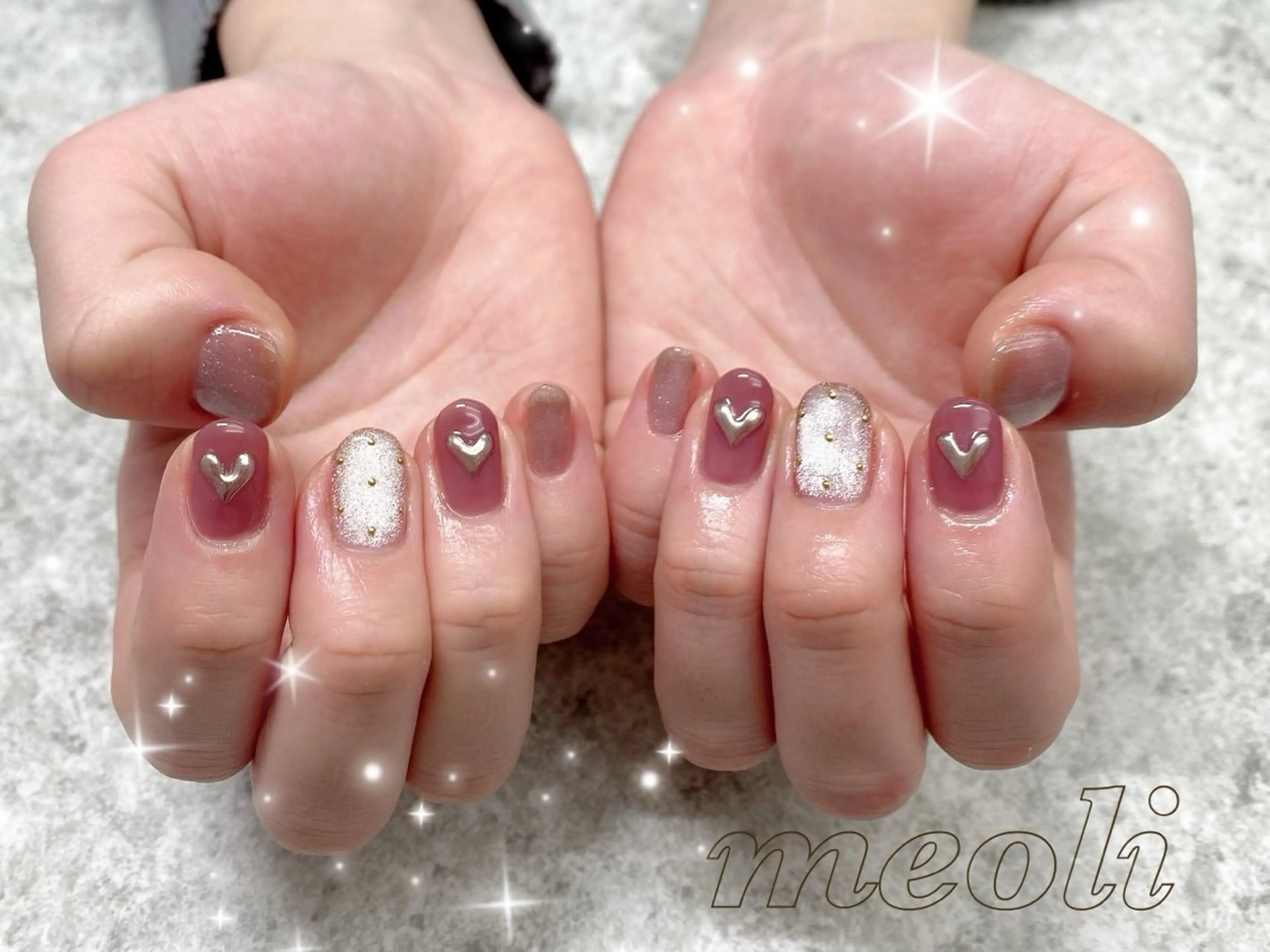 ネイル ハンドネイル nail salon meoli メグのネイルデザイン