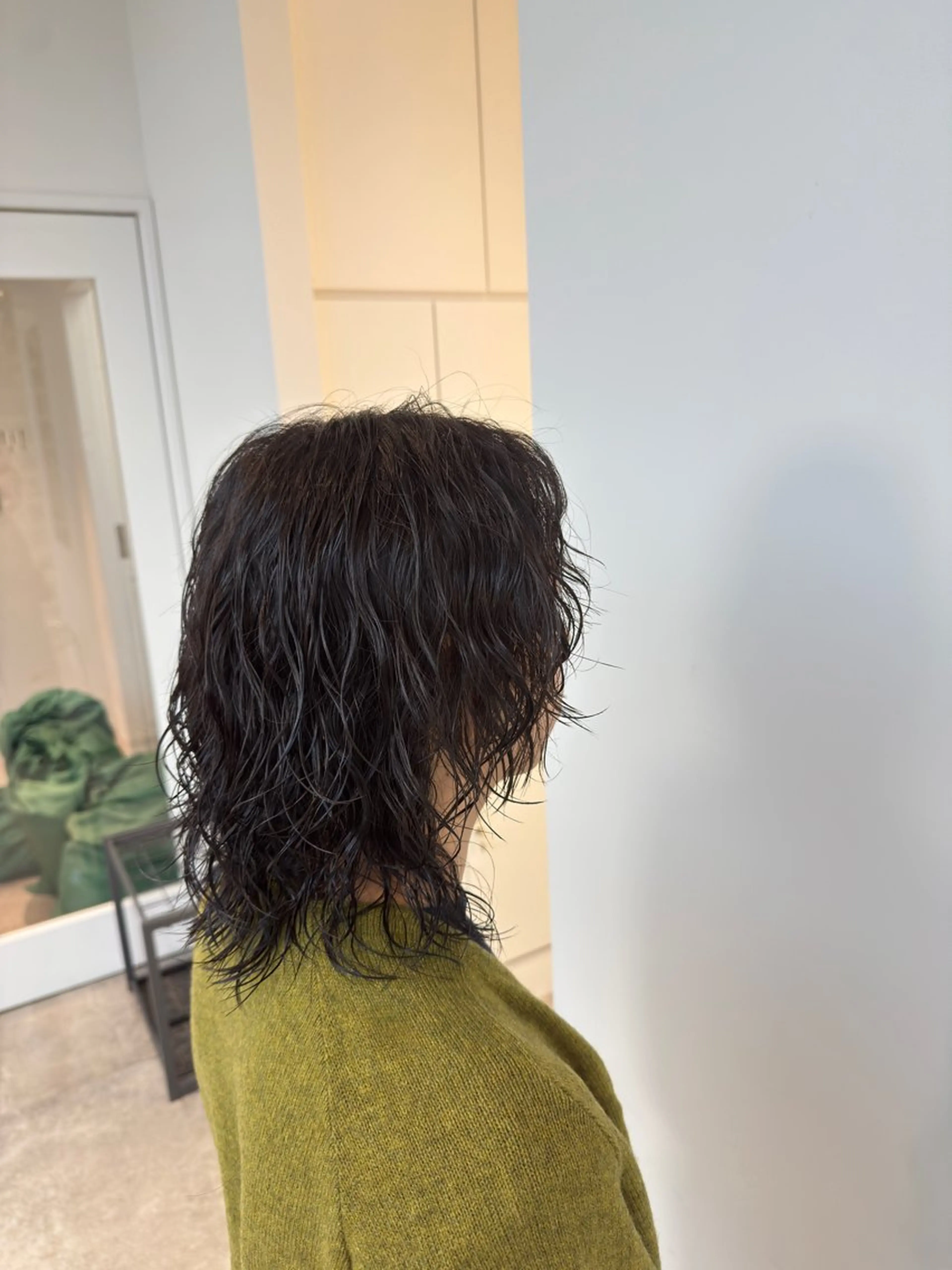 ミディアム パーマ カット パーマ fifth 児玉達哉 当日予約🙆のヘアスタイル