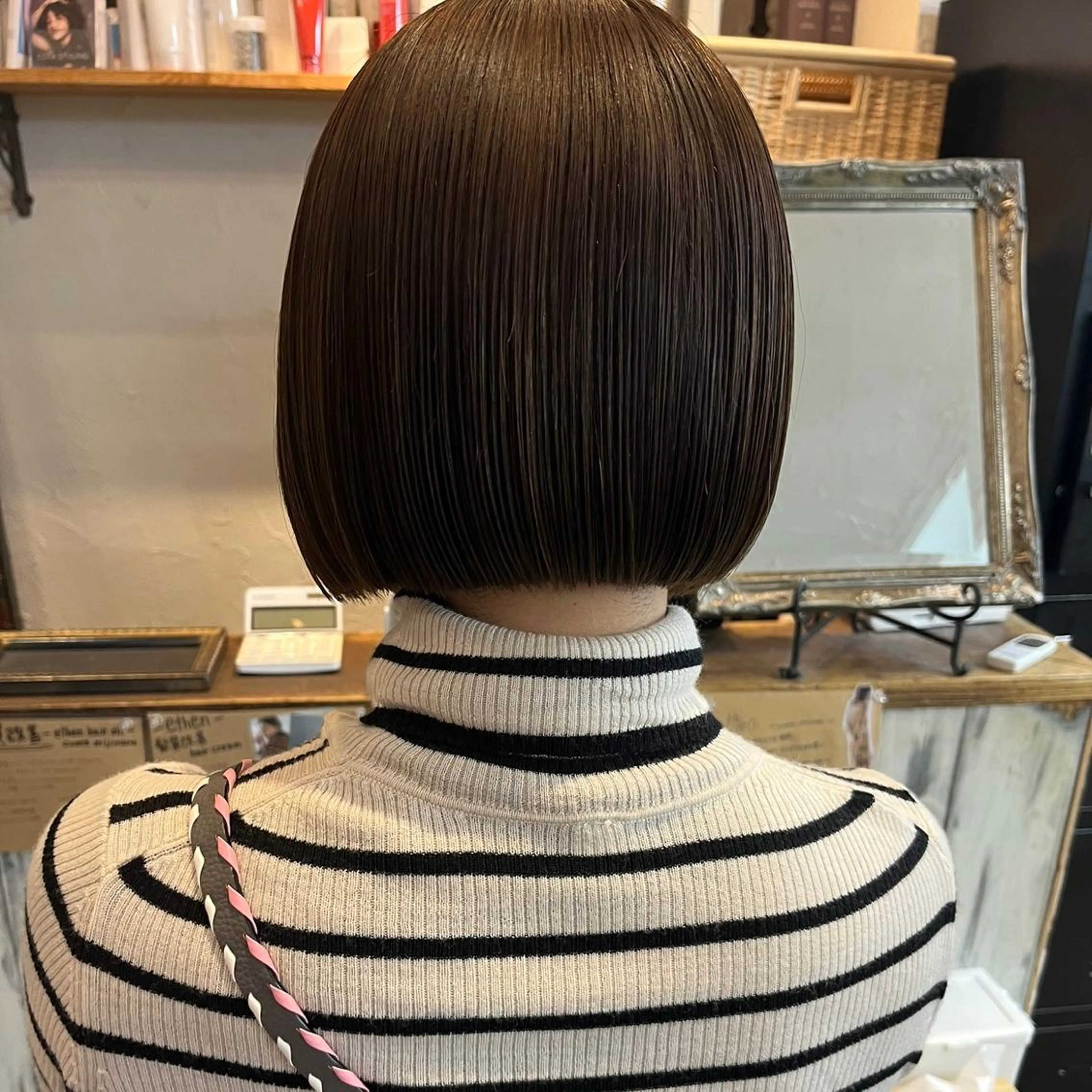 ショート カラー 縮毛矯正 トリートメント ツチダ カホのヘアスタイル