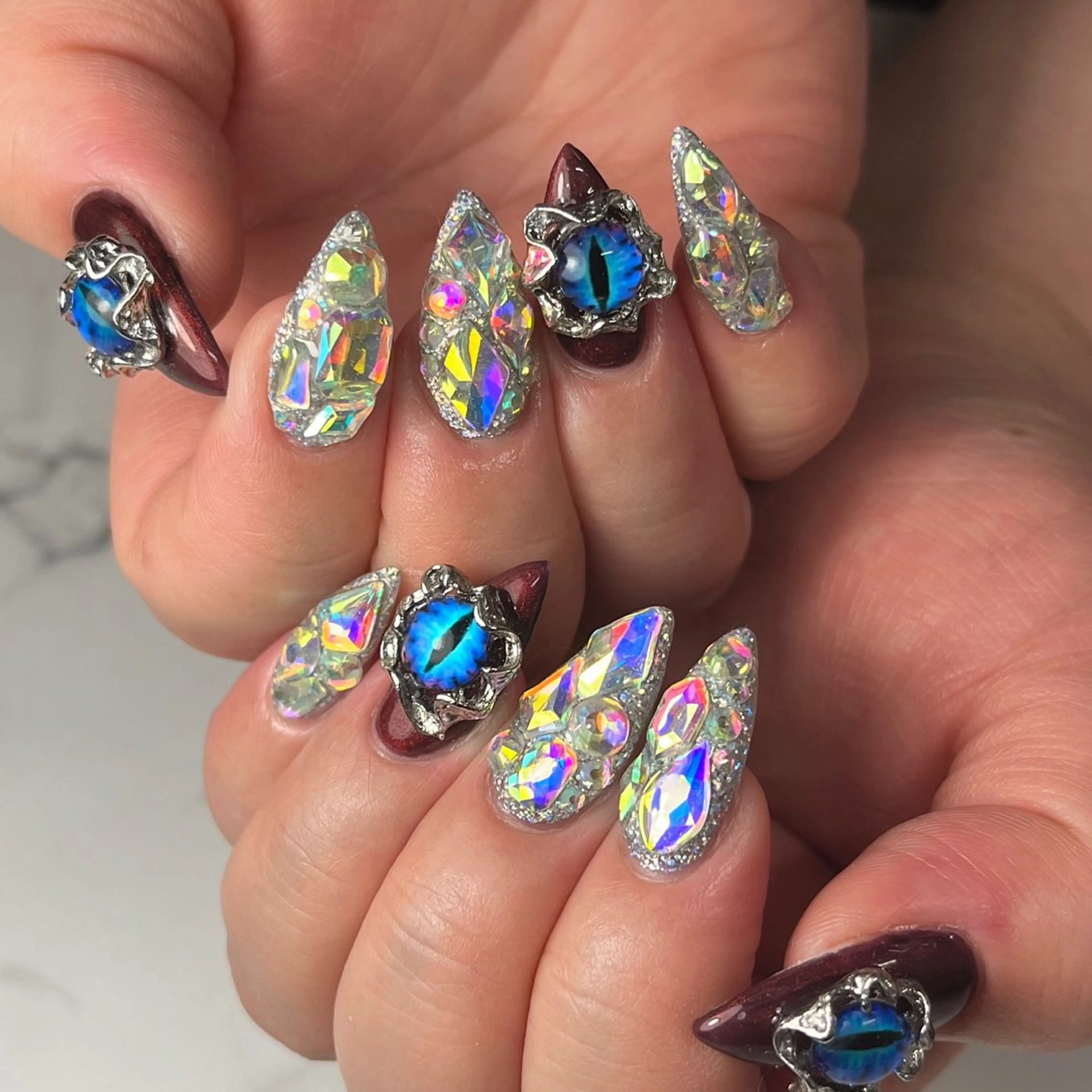 ネイル ボルドー ワンカラーネイル ハンドネイル NAIL NOWのネイルデザイン