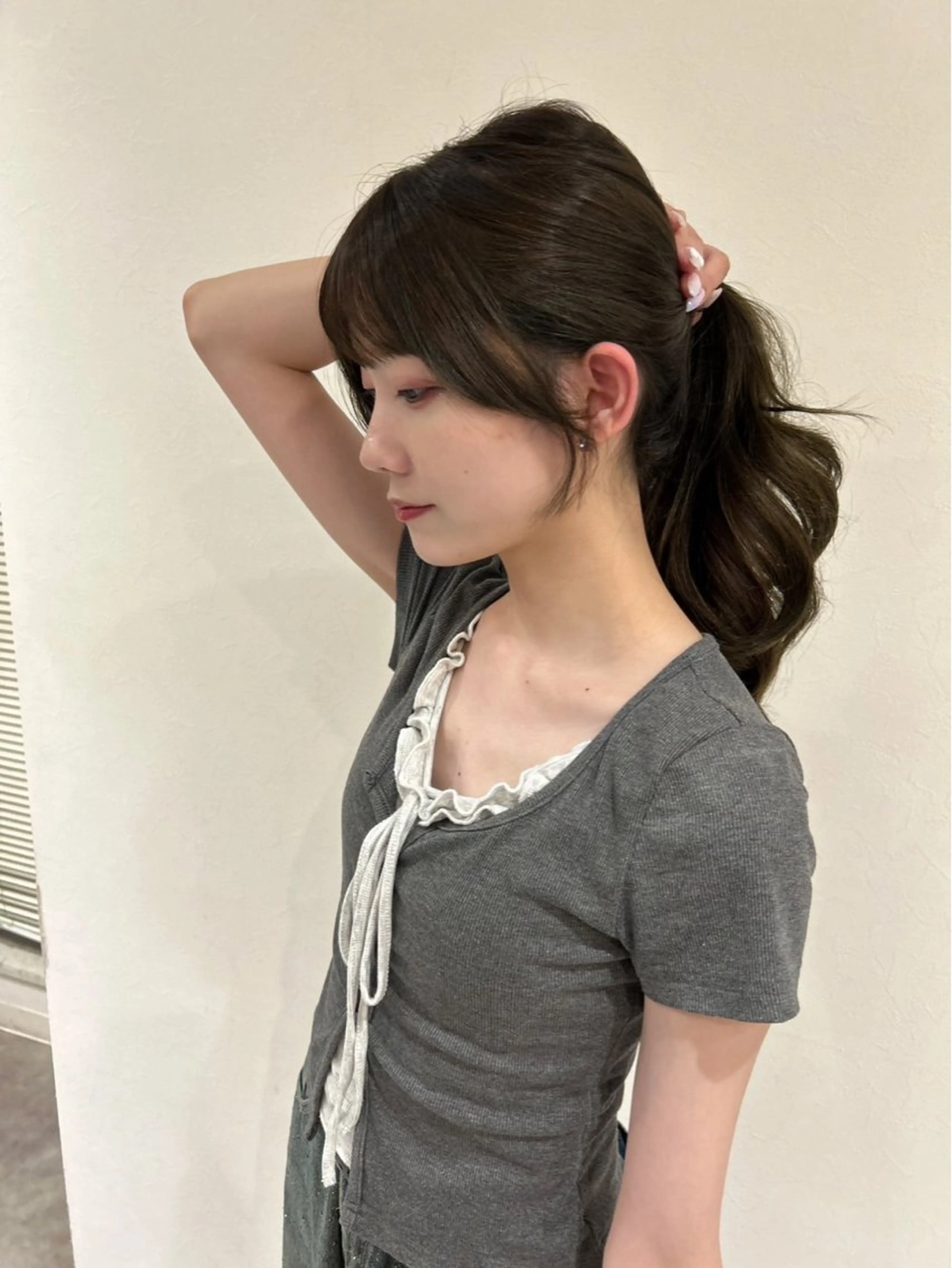 ミディアム カラー カット Ami♡ ピンク/ラベンダーのヘアスタイル