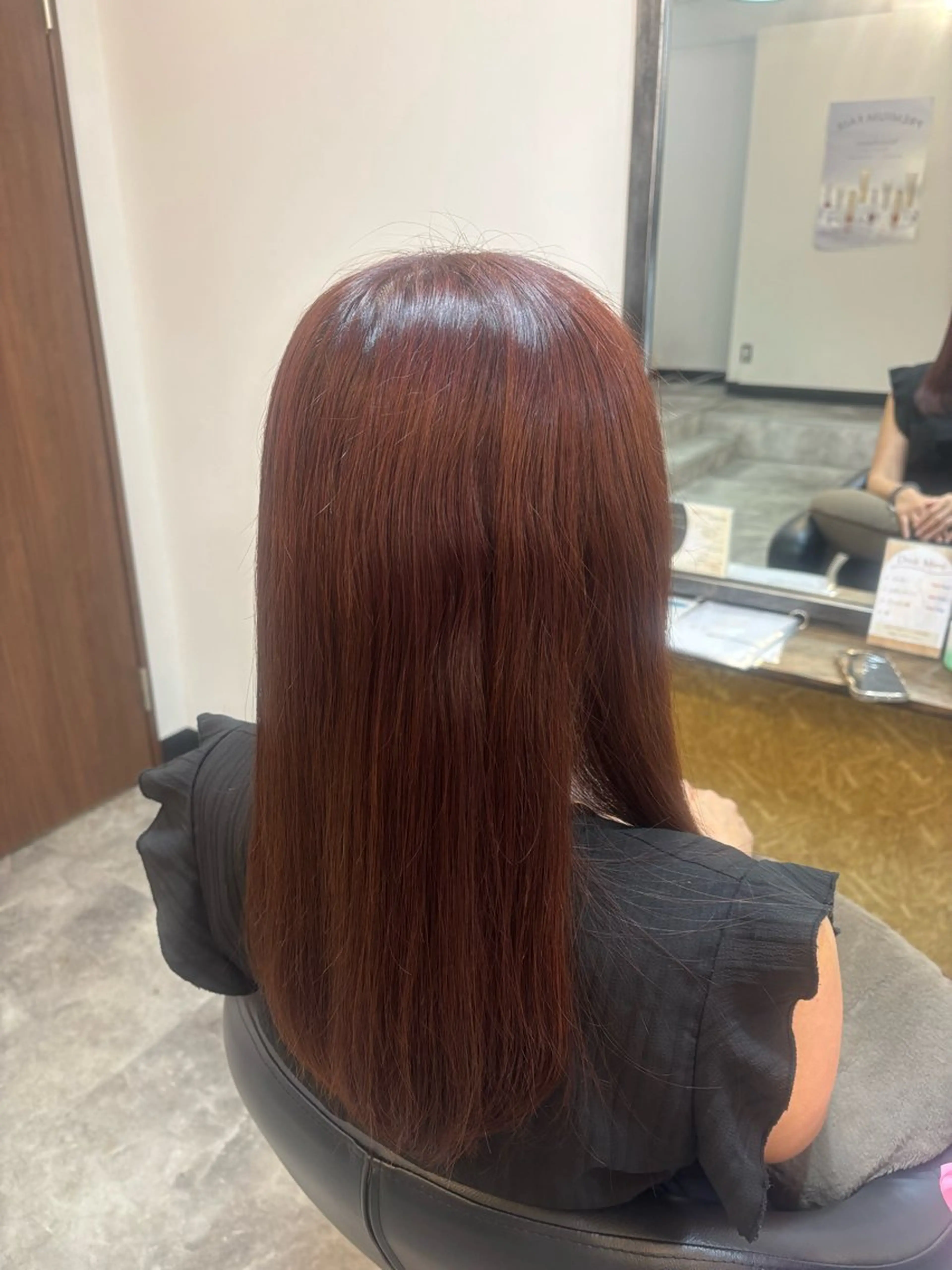 ロング カット ヘアカラー レディースカット無料 yuna🐇のヘアスタイル