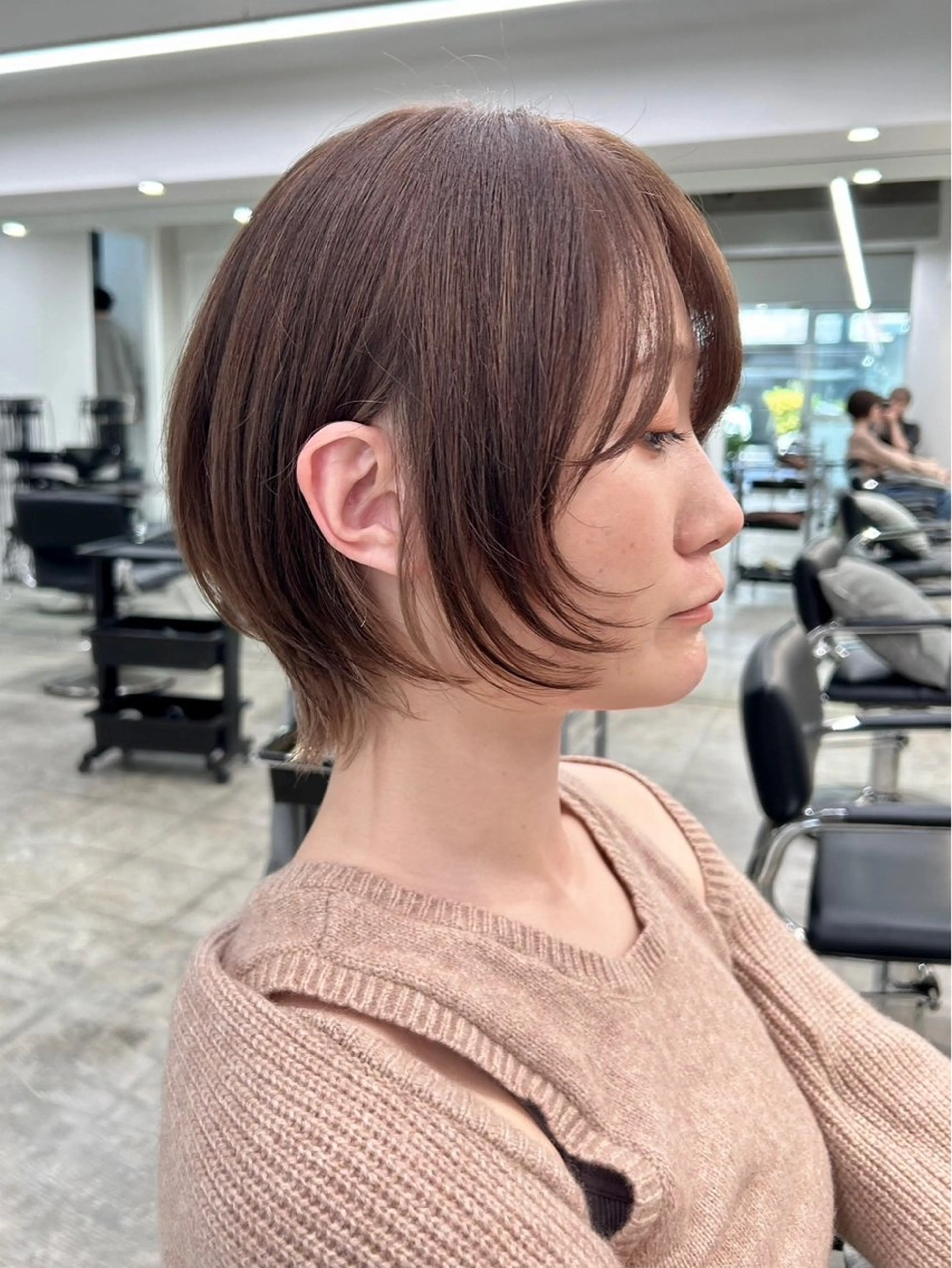 ショート ボブカット/ 尾崎龍聖のヘアスタイル