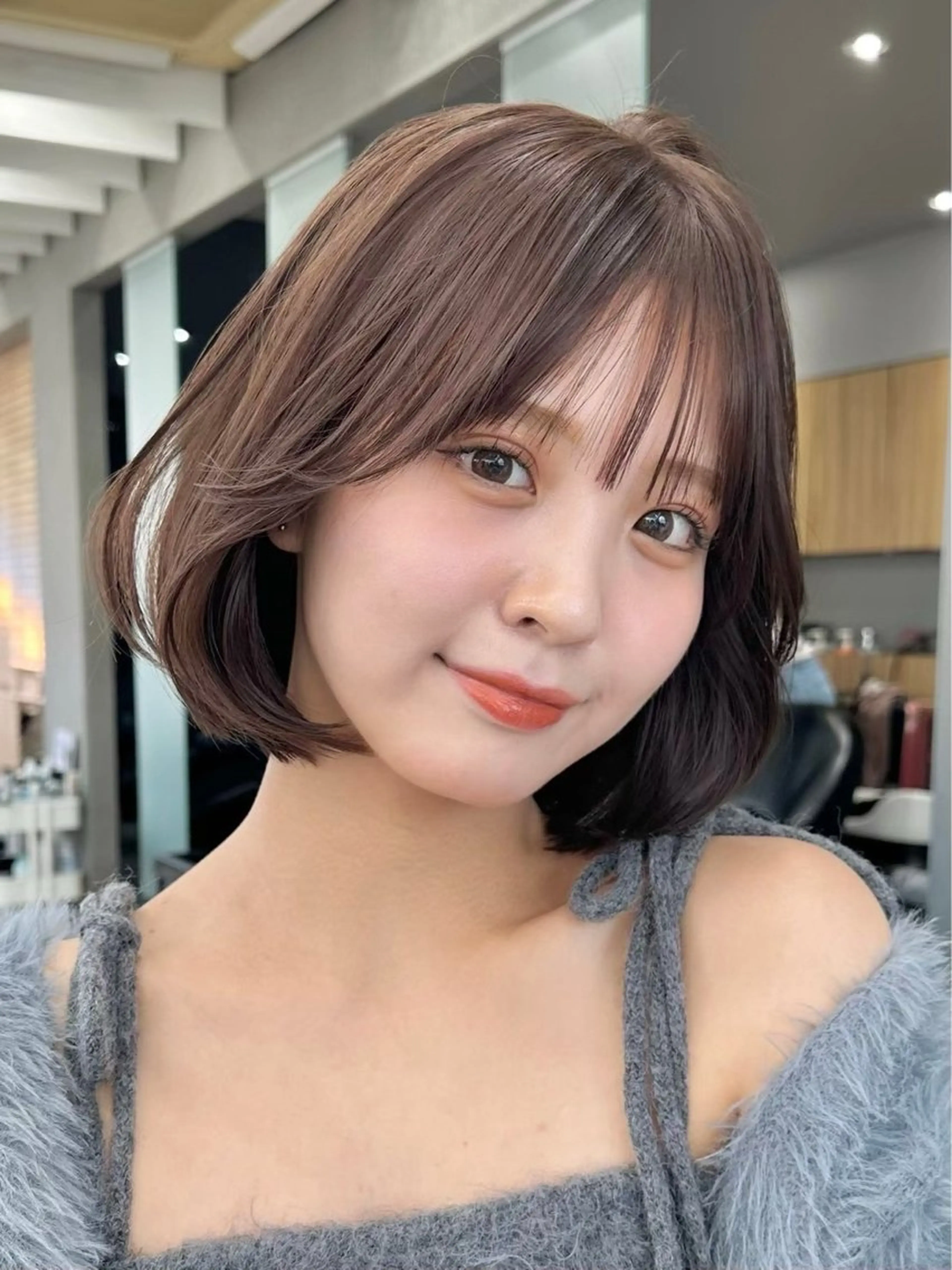 ミディアム カラー ブリーチなしWカラー ヘアセット🎀はるかのヘアスタイル